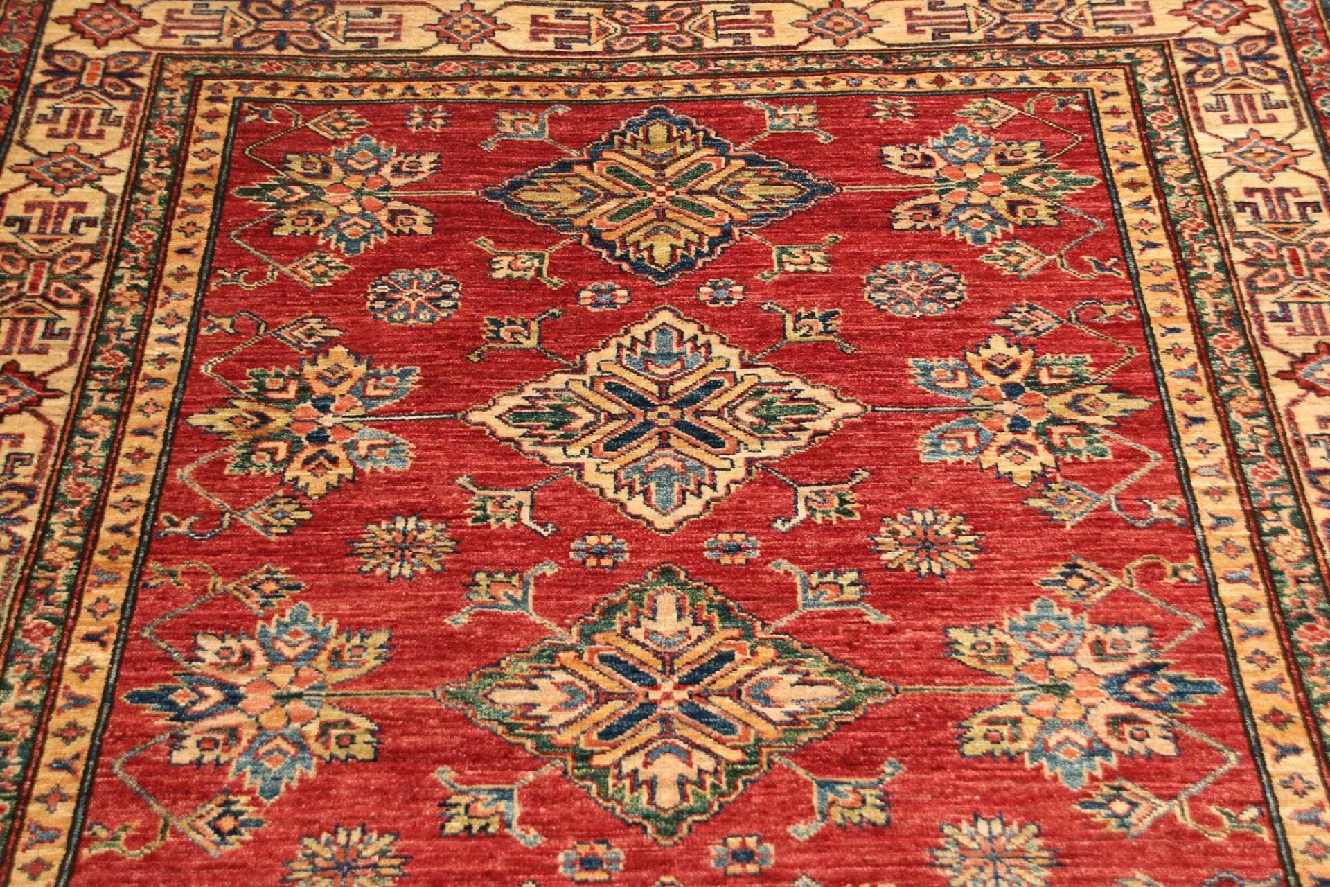 Kazak Orientteppich 152 × 204 cm aus Wolle, handgeknüpft