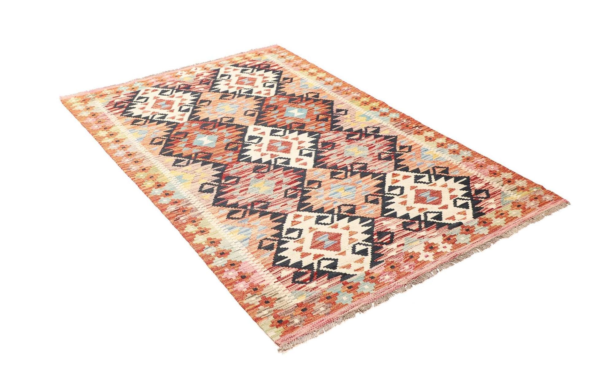 Handgewebter Kelim, 125 × 183 cm, Wolle