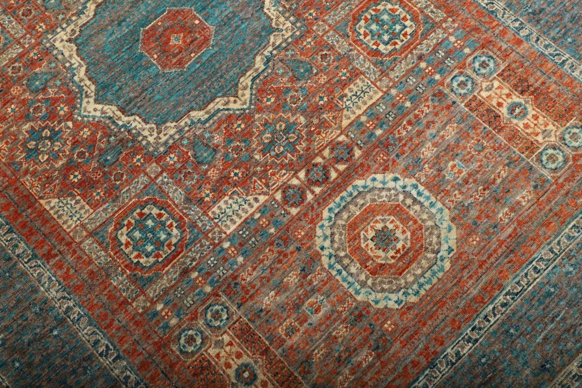 Handgeknüpfter Mamluk Orientteppich, 131 × 178 cm, Wolle
