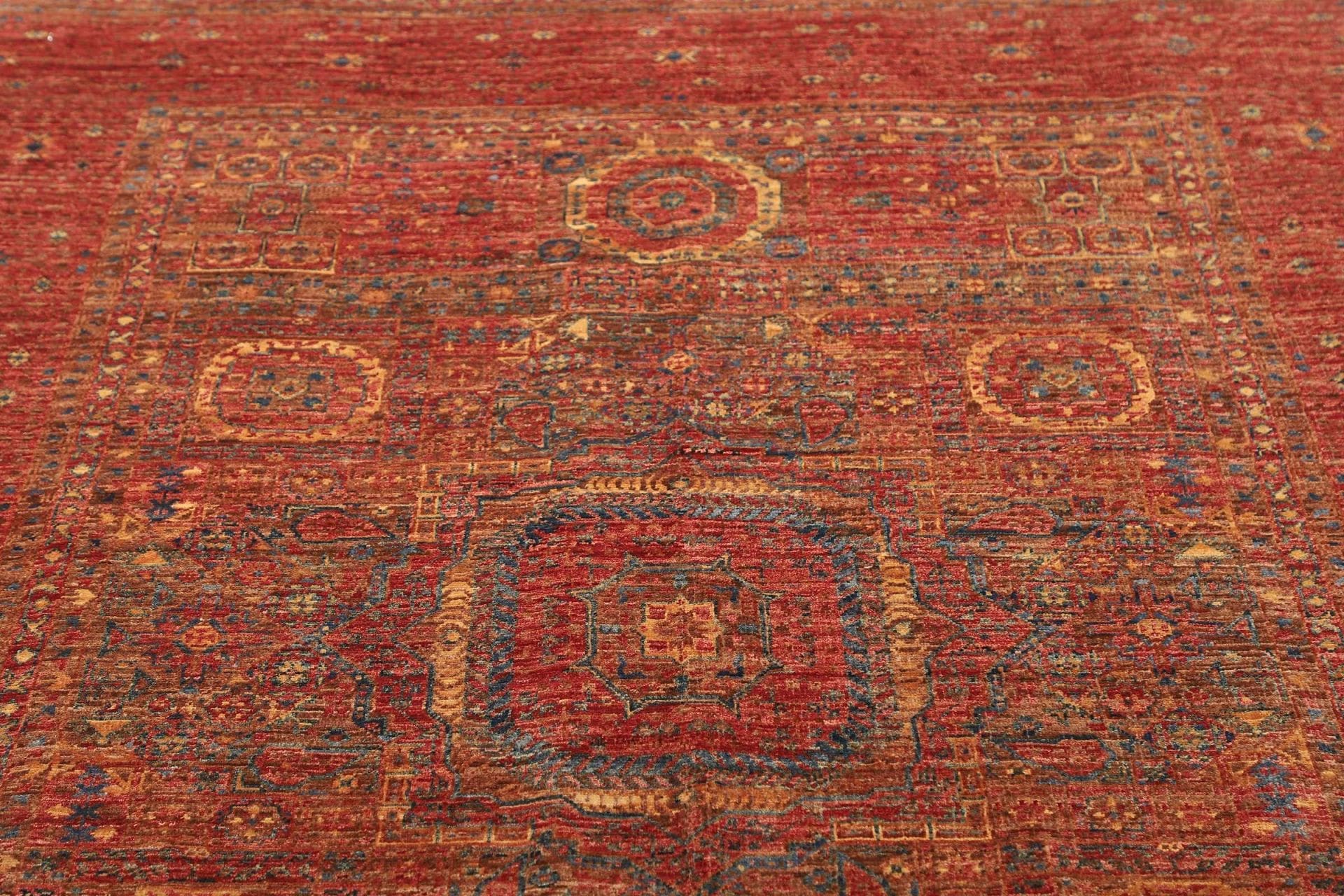 Mamluk Orientteppich 148 × 205 cm aus Wolle, handgeknüpft
