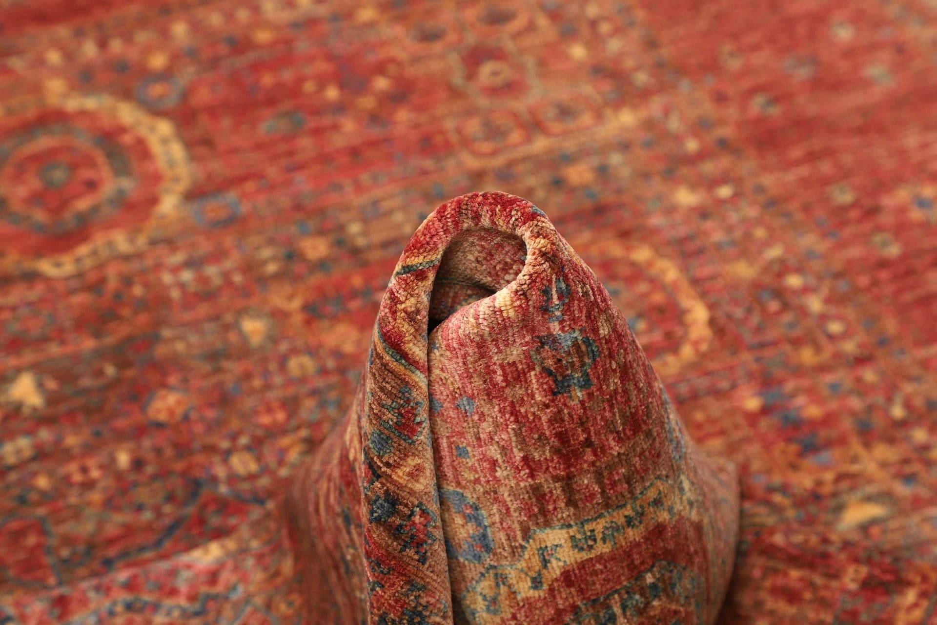 Mamluk Orientteppich 148 × 205 cm aus Wolle, handgeknüpft