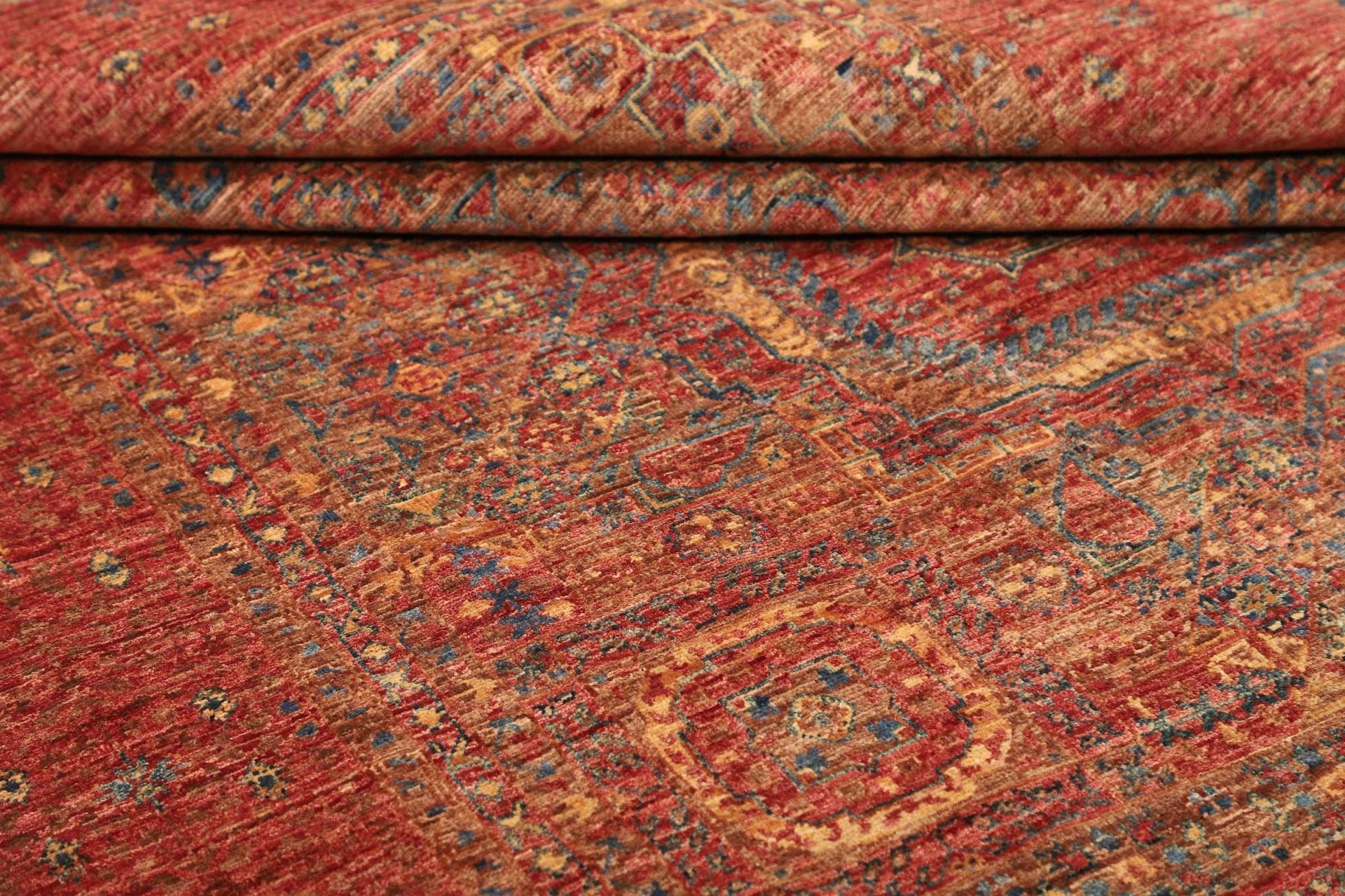 Mamluk Orientteppich 148 × 205 cm aus Wolle, handgeknüpft