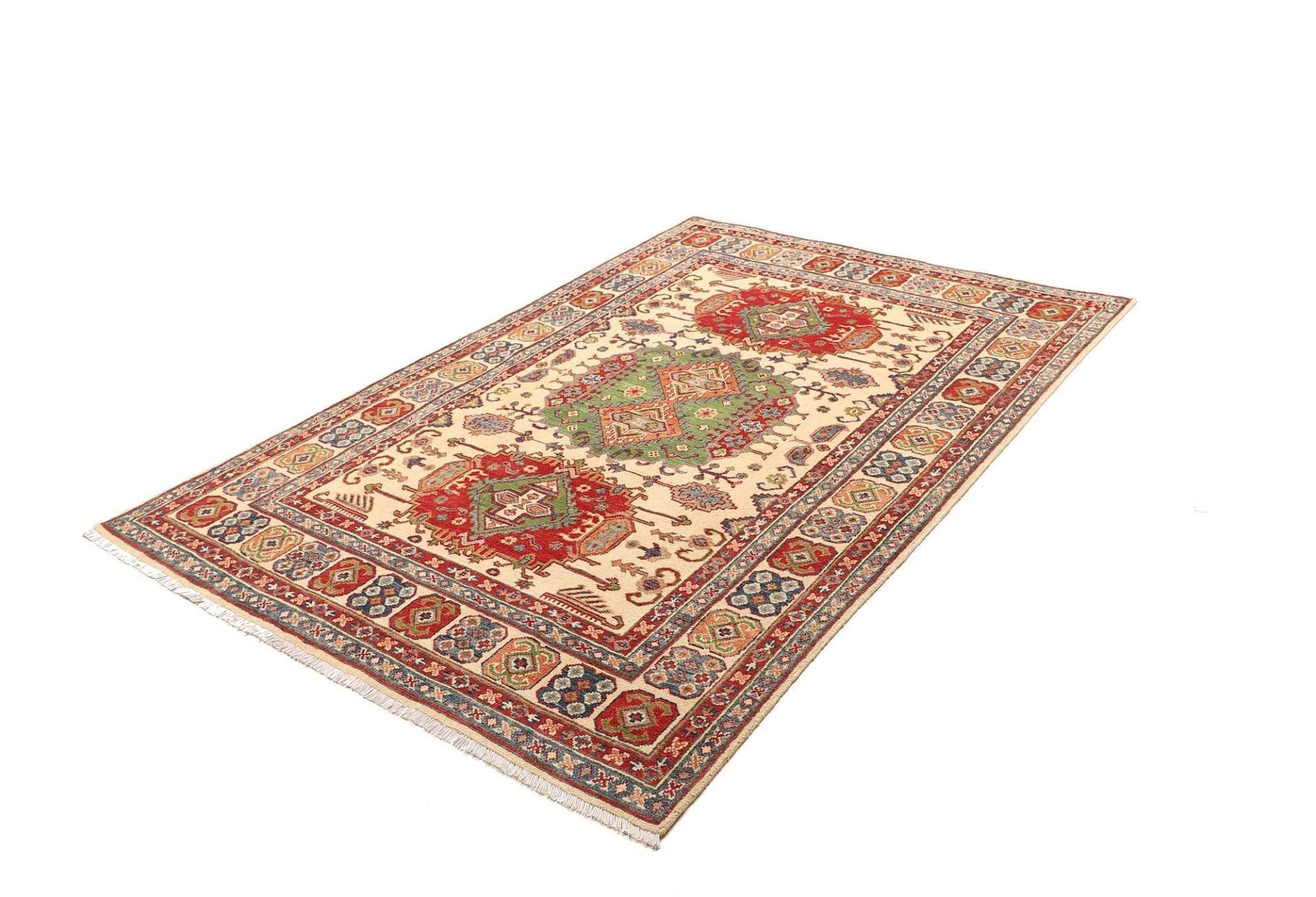 Kazak Orientteppich aus Pakistan, 150 × 210 cm