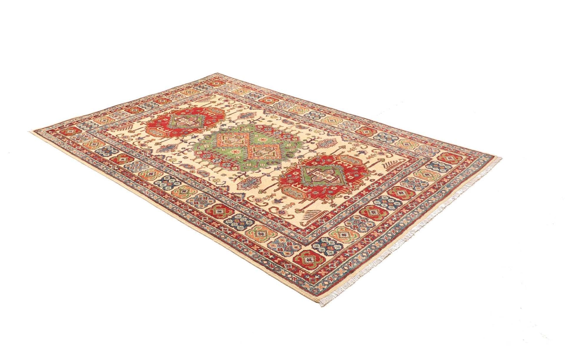 Kazak Orientteppich aus Pakistan, 150 × 210 cm