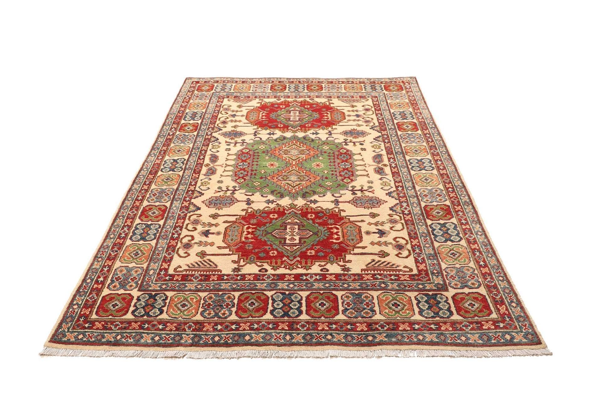 Kazak Orientteppich aus Pakistan, 150 × 210 cm