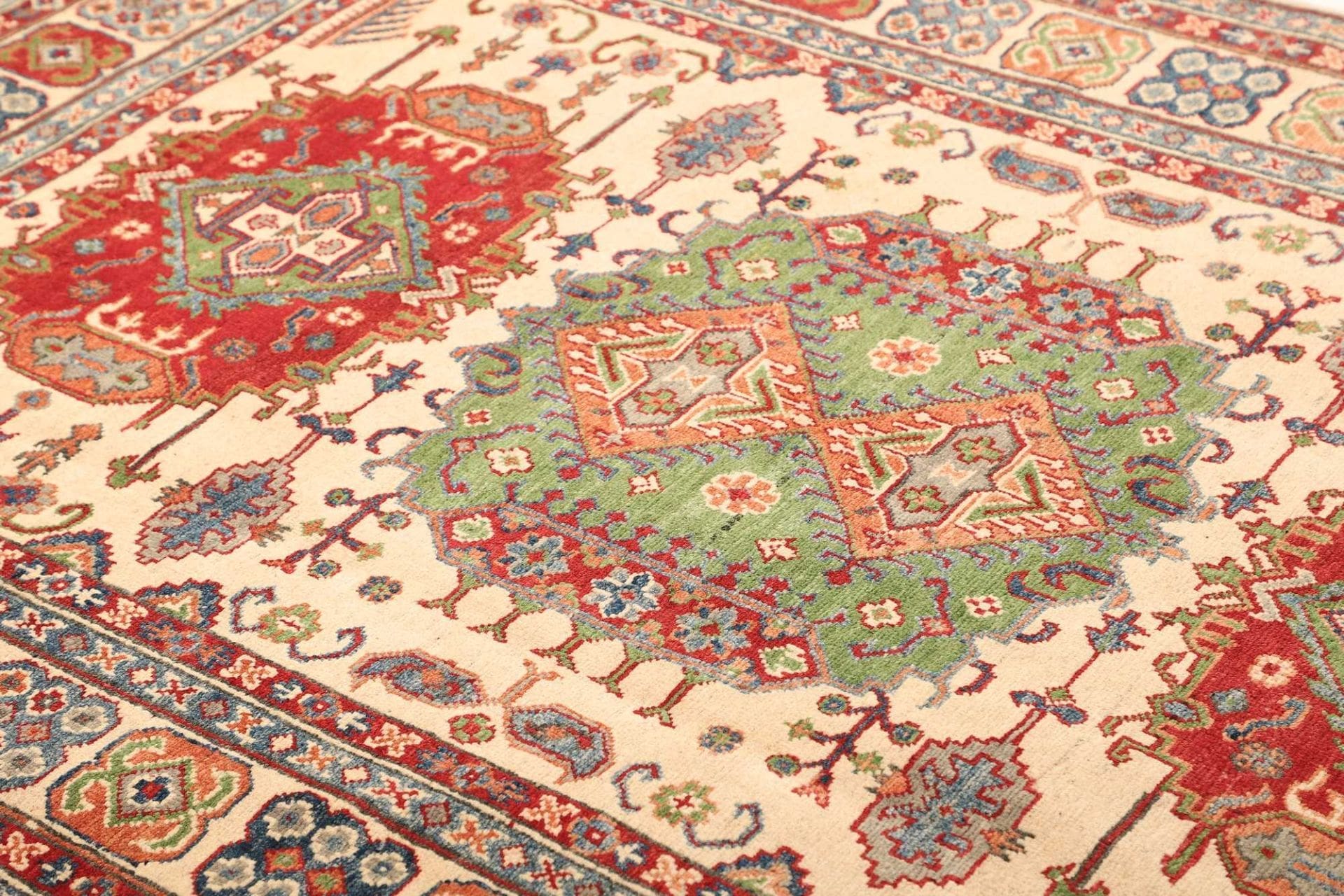 Kazak Orientteppich aus Pakistan, 150 × 210 cm