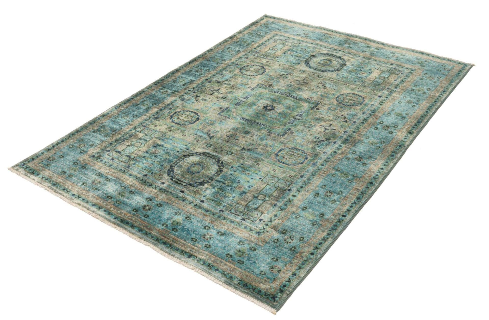 Handgeknüpfter Mamluk Orientteppich 128 × 181 cm