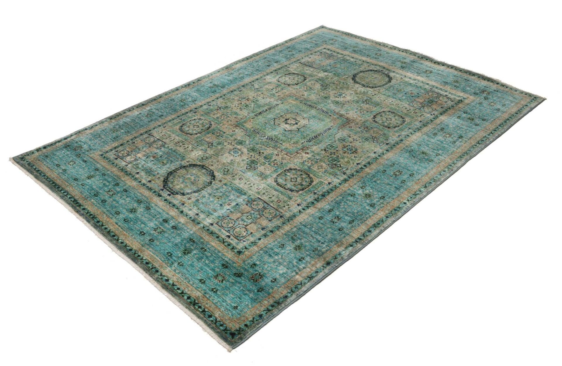 Mamluk Orientteppich aus Pakistan, 146 × 201 cm