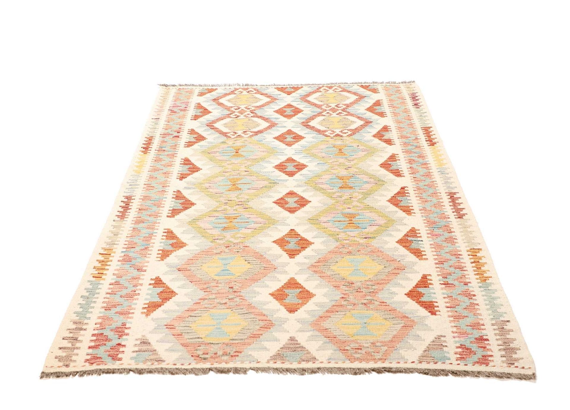 Kelim 127 × 184 cm aus Wolle, handgewebt
