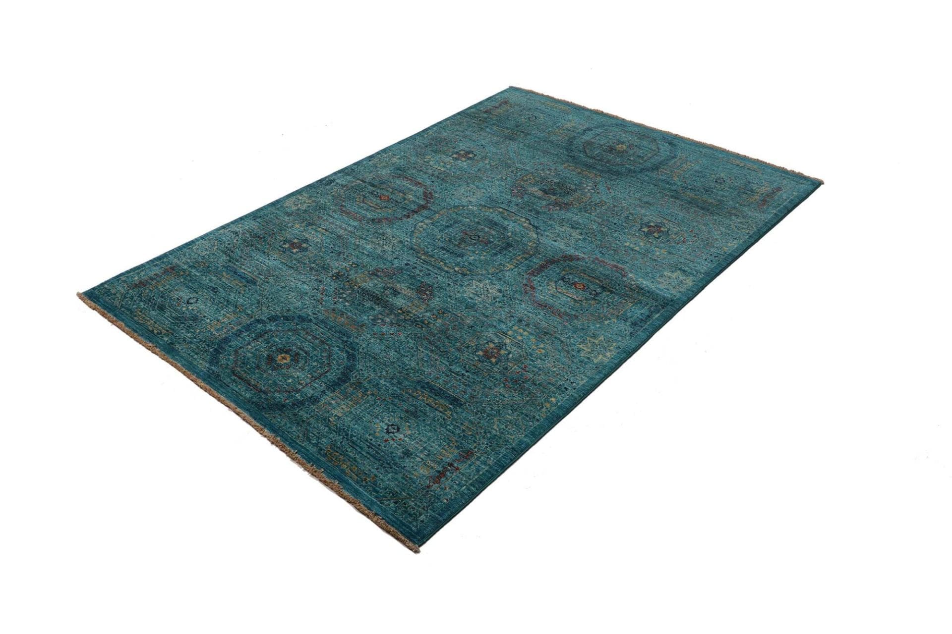 mamluk-orientteppich-126-x-178-cm-aus-schurwolle-handgeknupft-1 Handgeknüpfter Mamluk Orientteppich, 126 × 178 cm, Wolle