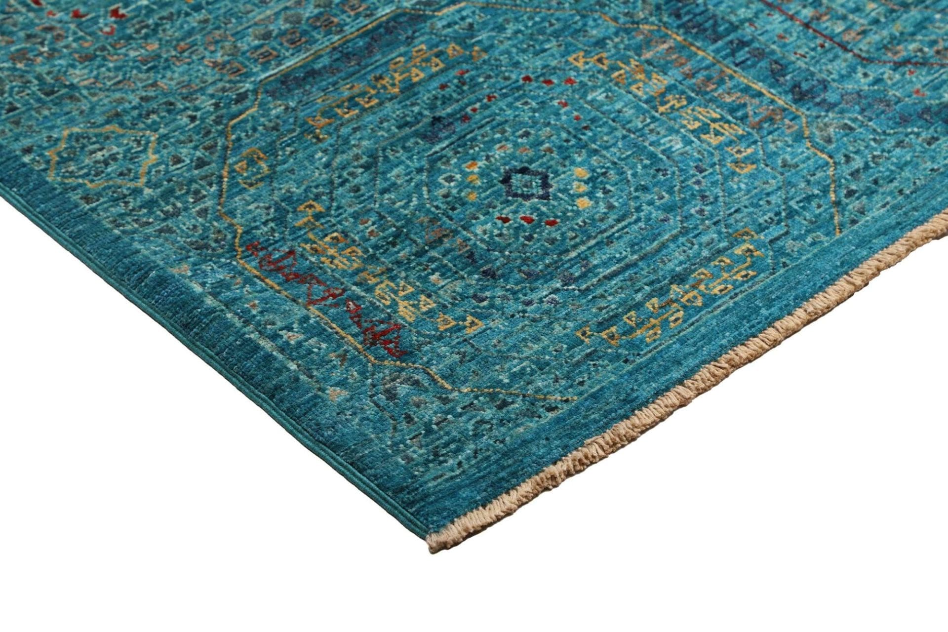mamluk-orientteppich-126-x-178-cm-aus-schurwolle-handgeknupft-4 Handgeknüpfter Mamluk Orientteppich, 126 × 178 cm, Wolle