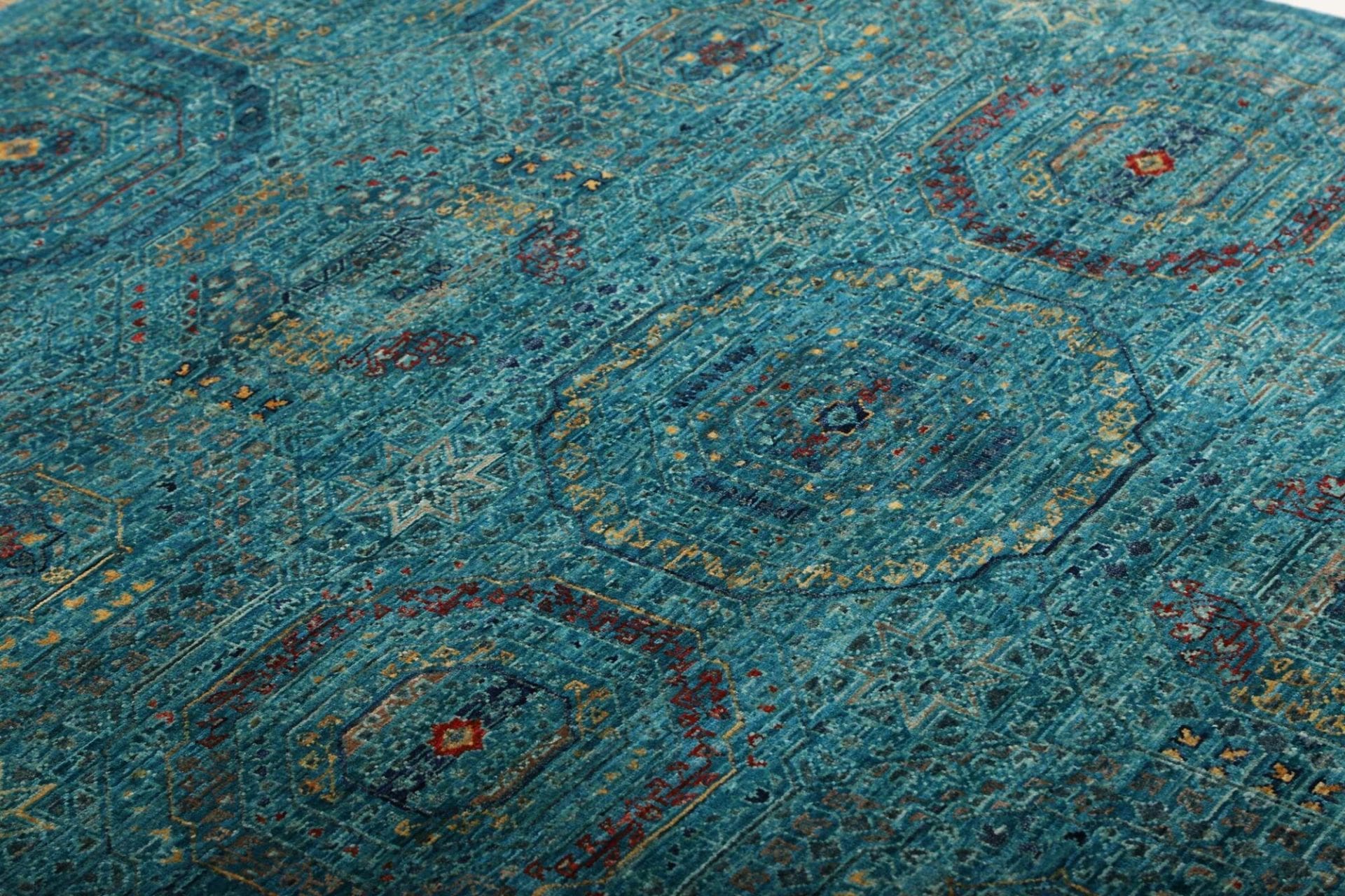 mamluk-orientteppich-126-x-178-cm-aus-schurwolle-handgeknupft-6 Handgeknüpfter Mamluk Orientteppich, 126 × 178 cm, Wolle