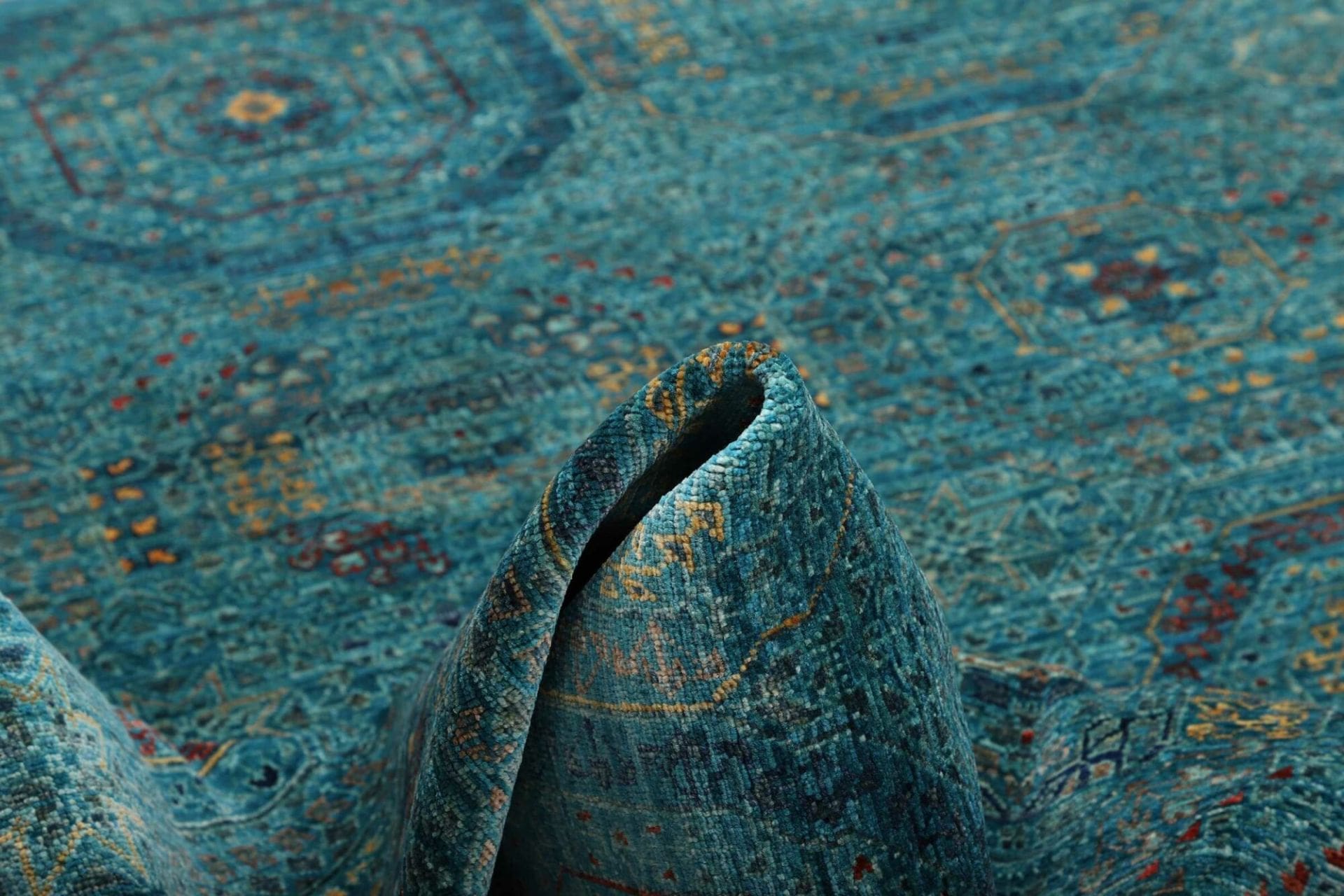mamluk-orientteppich-126-x-178-cm-aus-schurwolle-handgeknupft-8 Handgeknüpfter Mamluk Orientteppich, 126 × 178 cm, Wolle