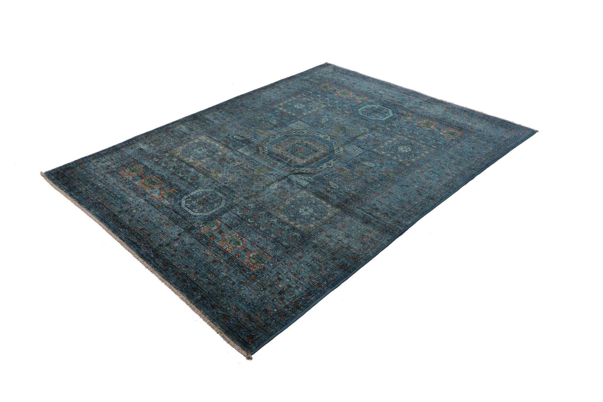 Handgeknüpfter Mamluk Orientteppich, 153 × 200 cm, Wolle