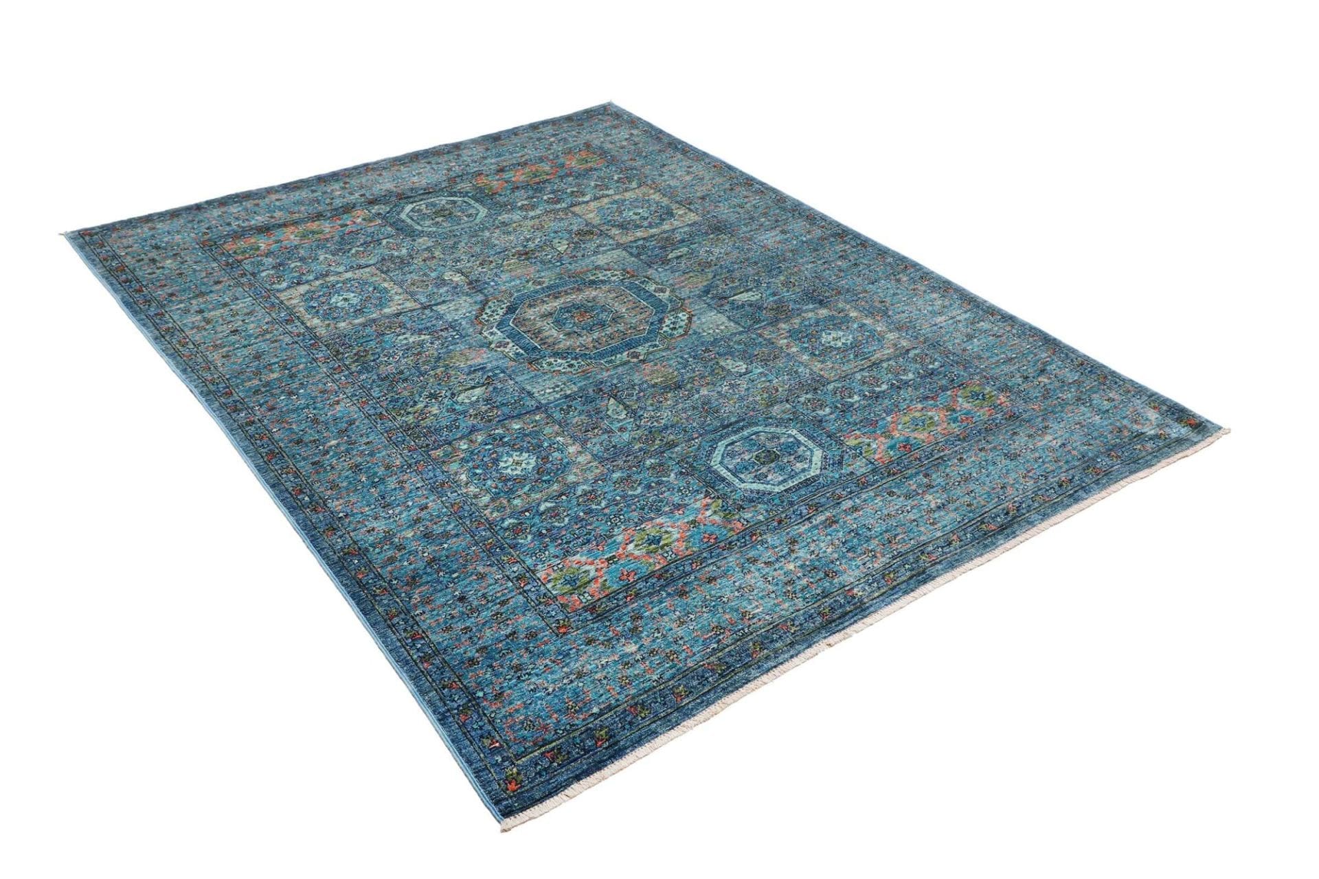 Handgeknüpfter Mamluk Orientteppich, 153 × 200 cm, Wolle