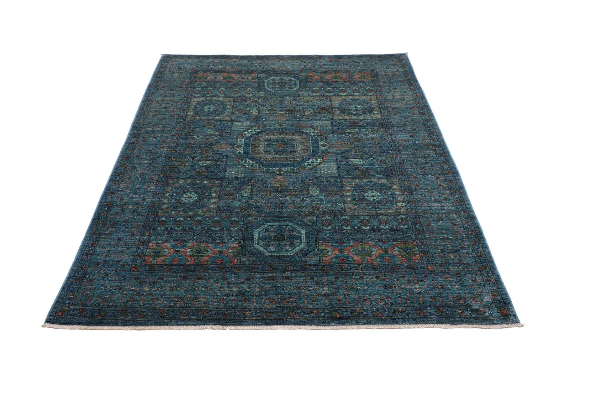 Handgeknüpfter Mamluk Orientteppich, 153 × 200 cm, Wolle