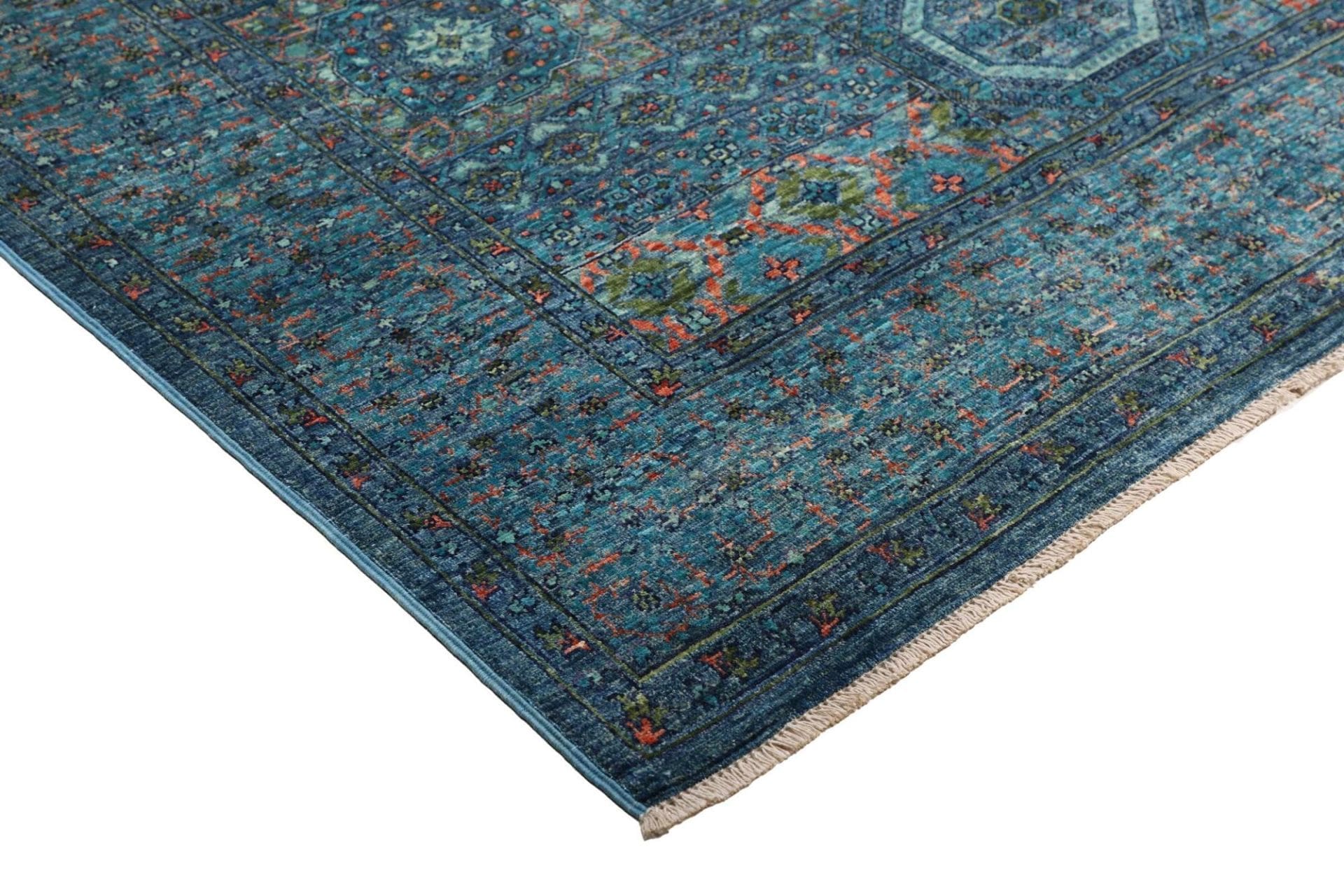 Handgeknüpfter Mamluk Orientteppich, 153 × 200 cm, Wolle