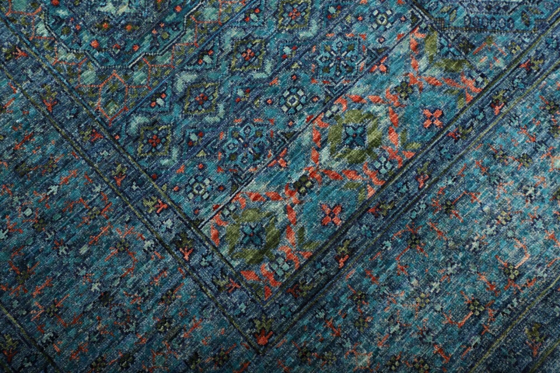 Handgeknüpfter Mamluk Orientteppich, 153 × 200 cm, Wolle