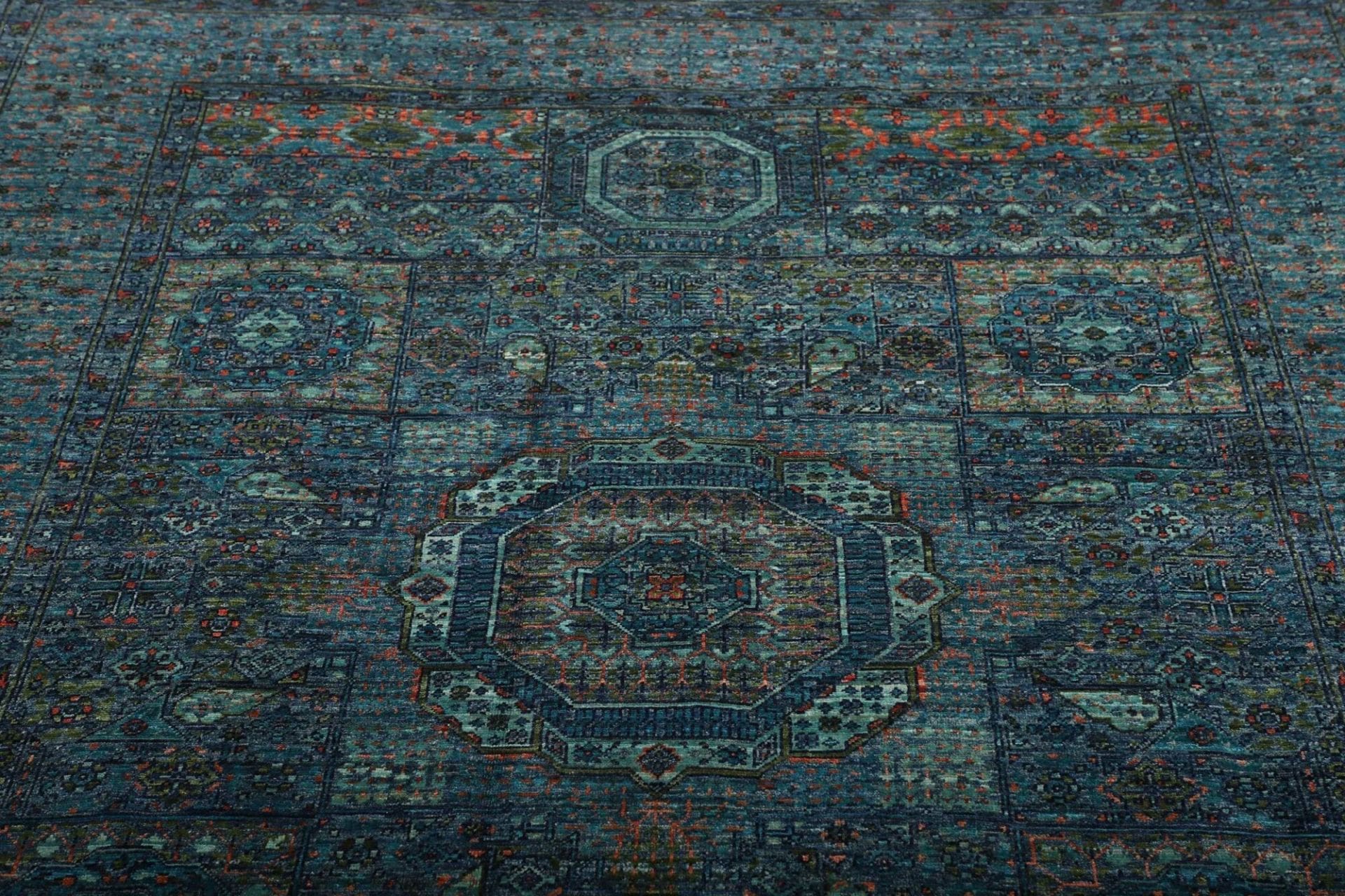 Handgeknüpfter Mamluk Orientteppich, 153 × 200 cm, Wolle