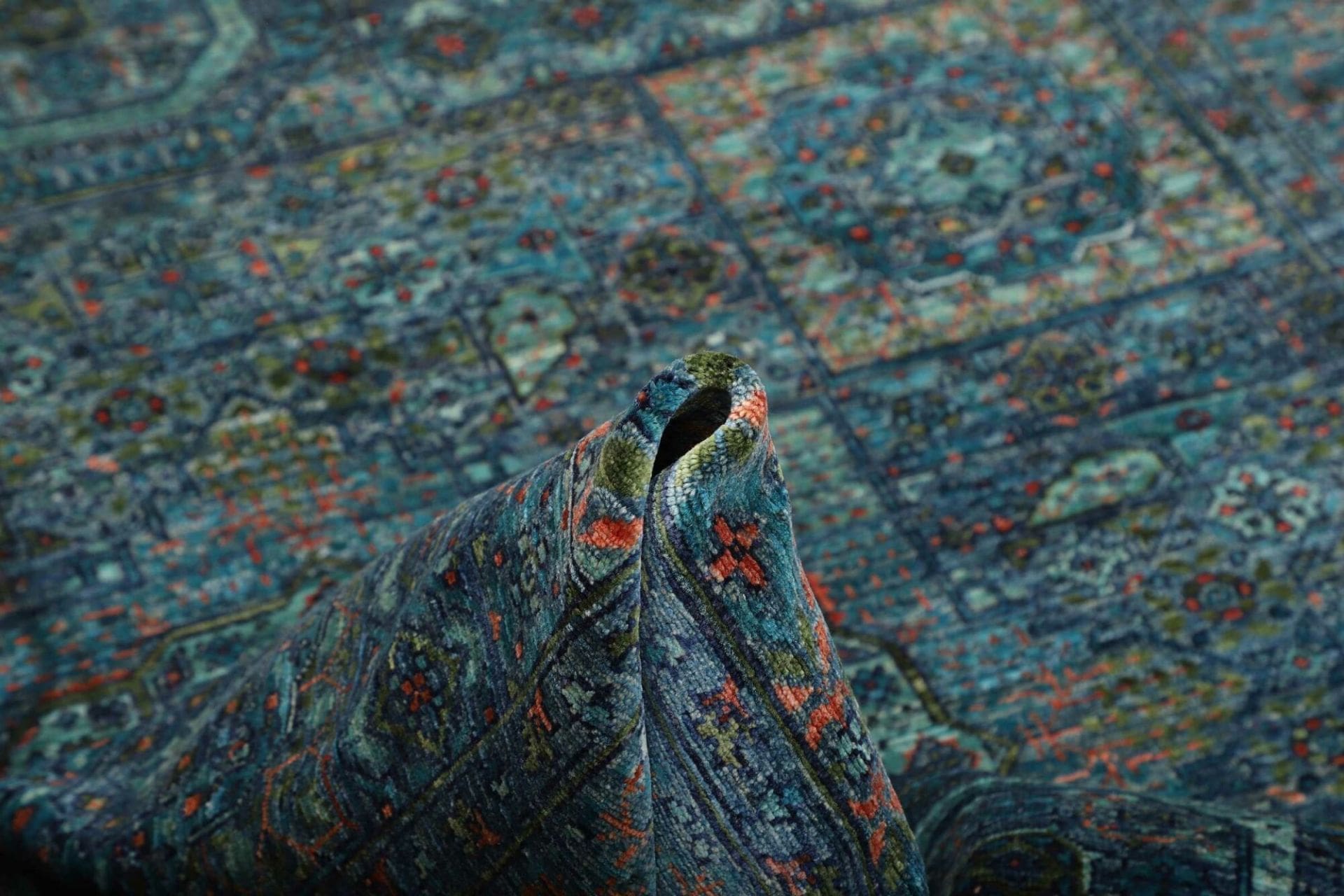 Handgeknüpfter Mamluk Orientteppich, 153 × 200 cm, Wolle