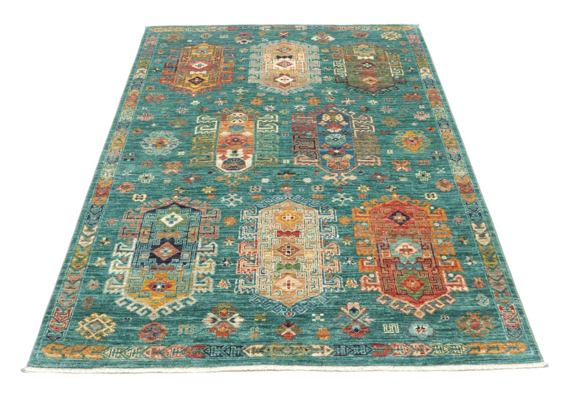 Handgeknüpfter Samarkand Orientteppich 129 × 189 cm