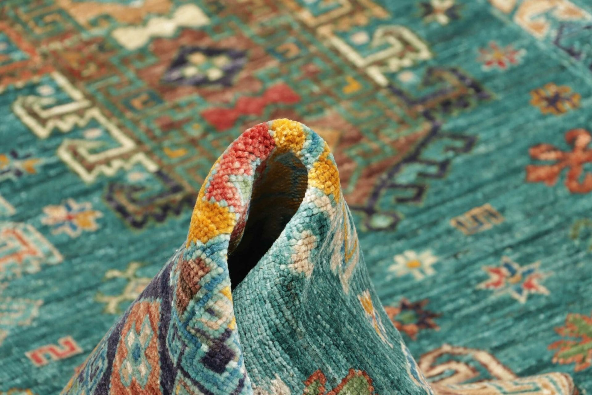 Handgeknüpfter Samarkand Orientteppich 129 × 189 cm