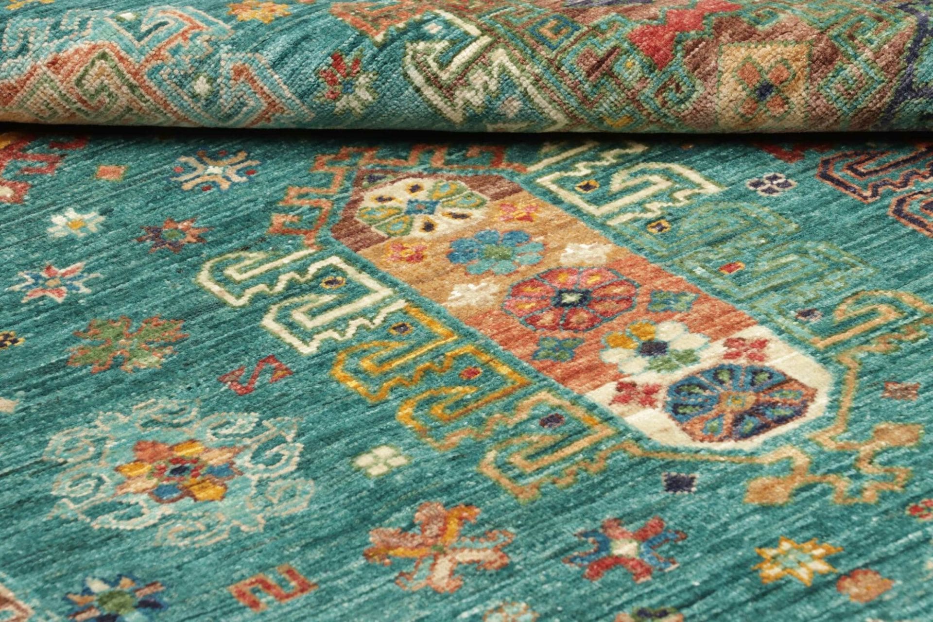 Handgeknüpfter Samarkand Orientteppich 129 × 189 cm