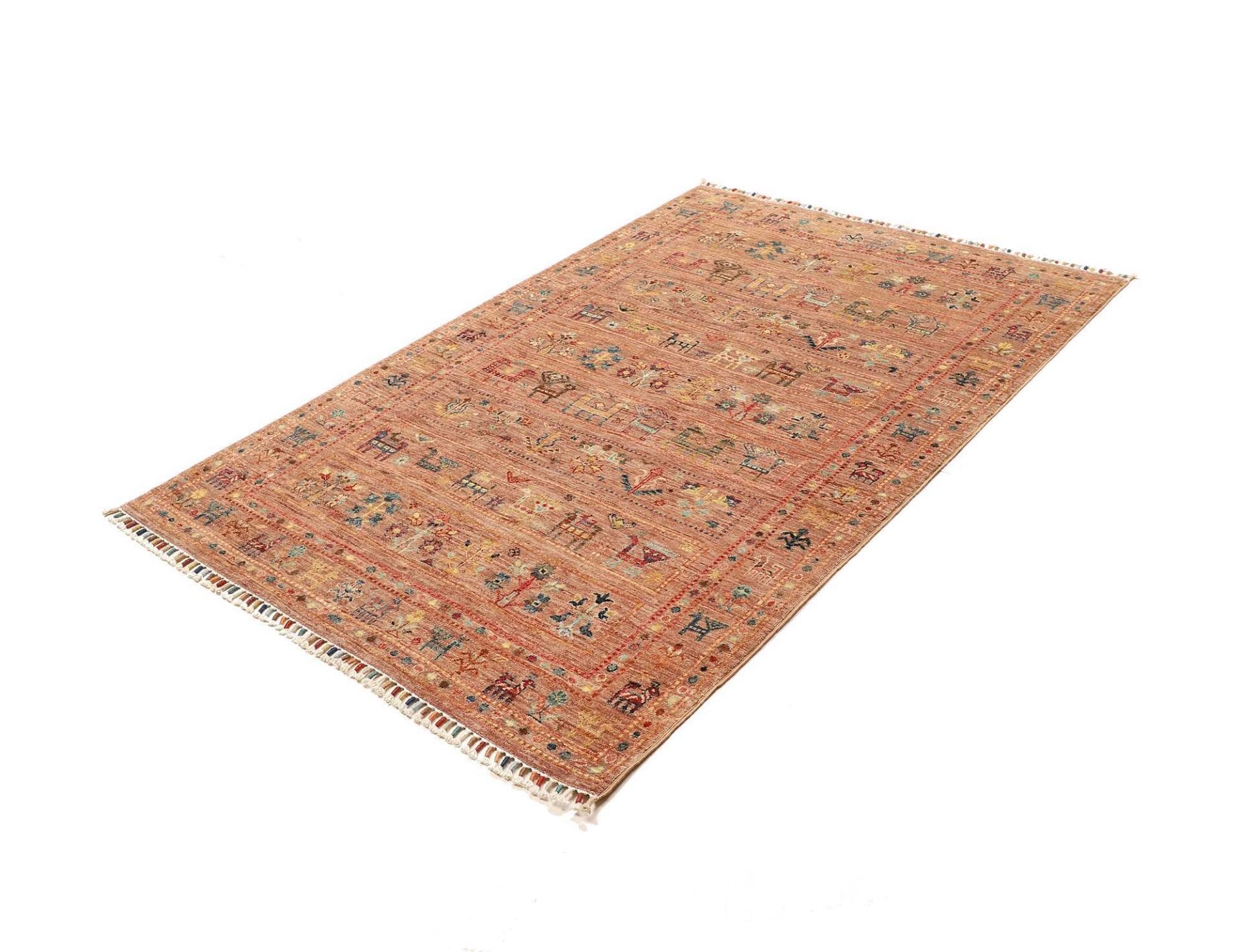 Samarkand Orientteppich 126 × 180 cm aus Wolle, handgeknüpft