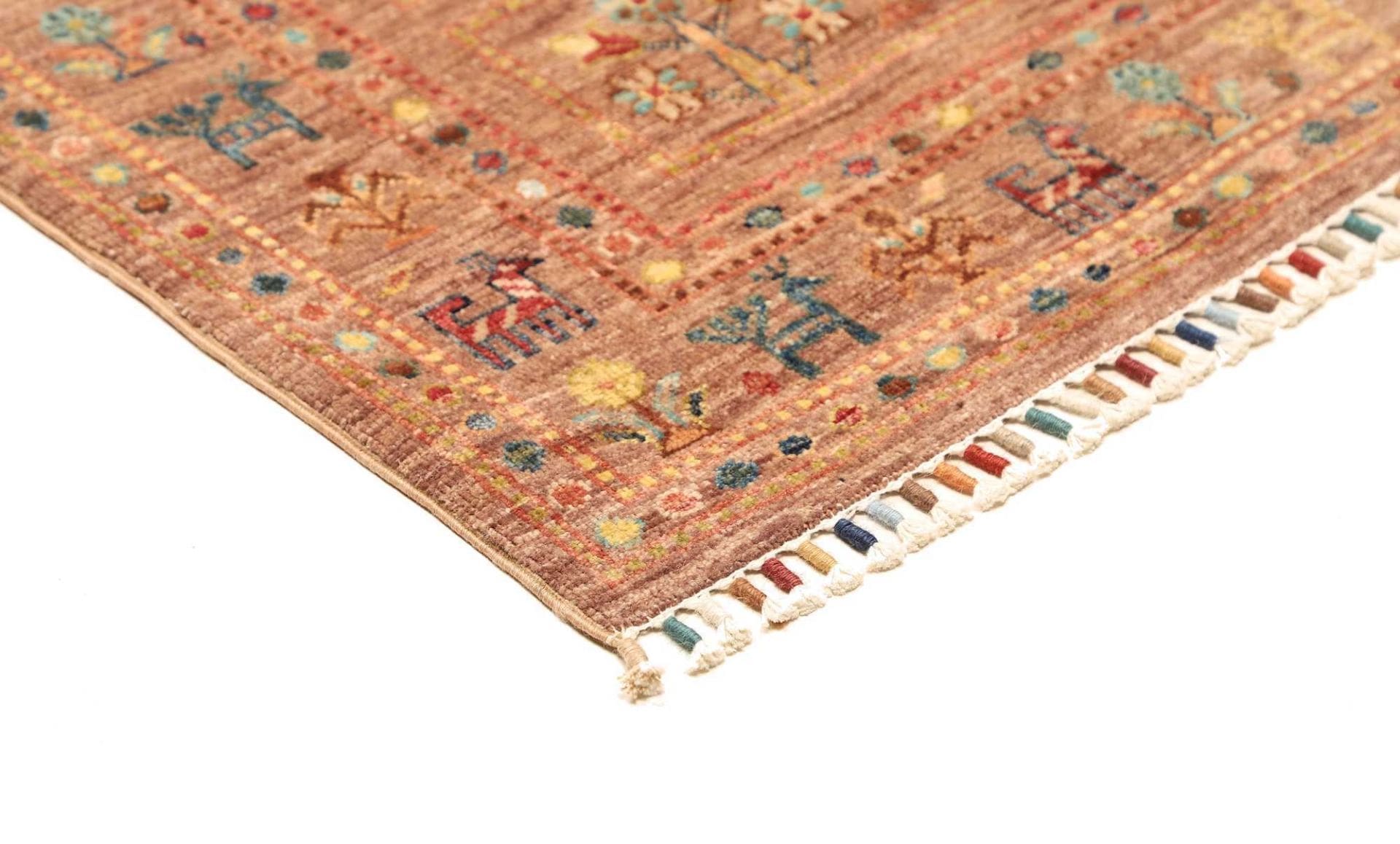Samarkand Orientteppich 126 × 180 cm aus Wolle, handgeknüpft