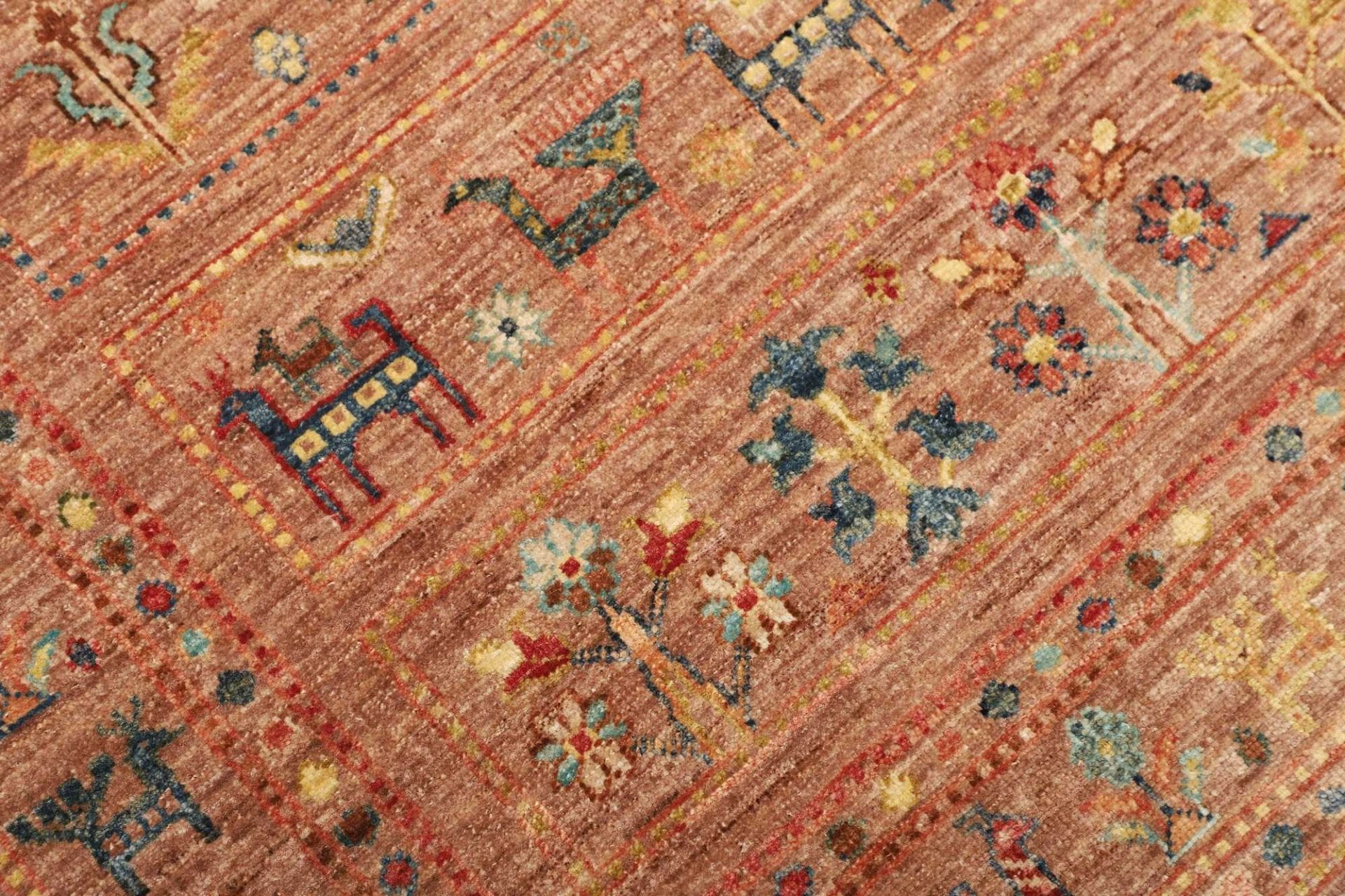 Samarkand Orientteppich 126 × 180 cm aus Wolle, handgeknüpft
