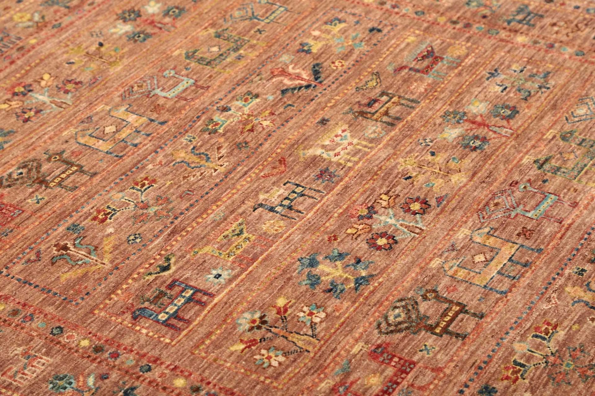 Samarkand Orientteppich 126 × 180 cm aus Wolle, handgeknüpft