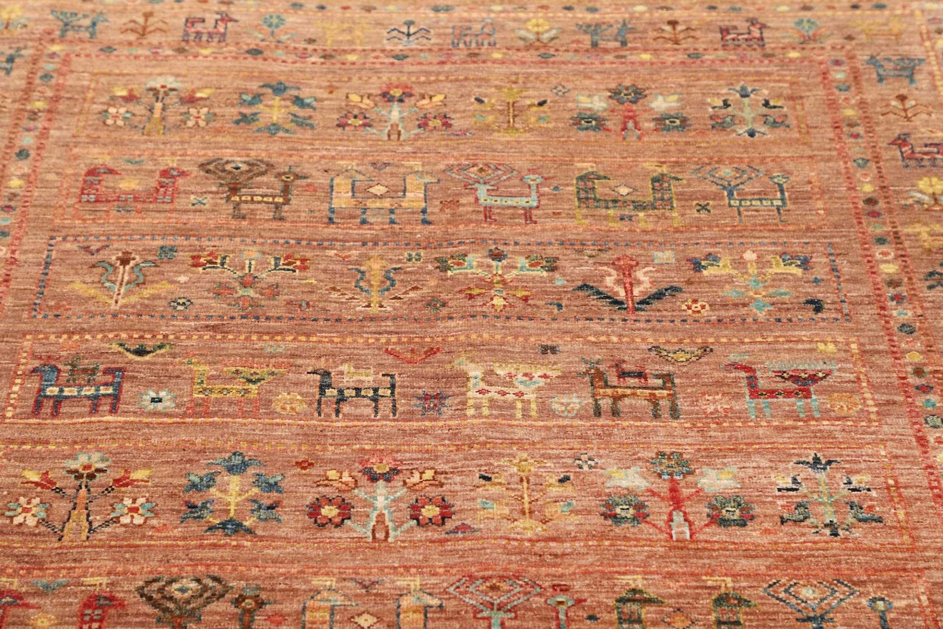 Samarkand Orientteppich 126 × 180 cm aus Wolle, handgeknüpft