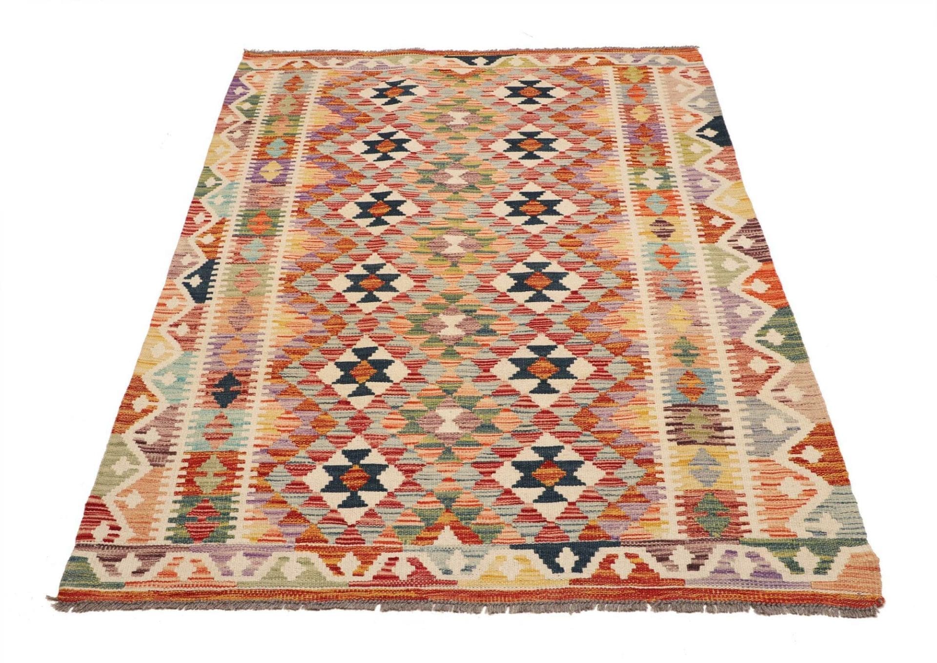 Handgewebter Kelim, 127 × 177 cm, Wolle