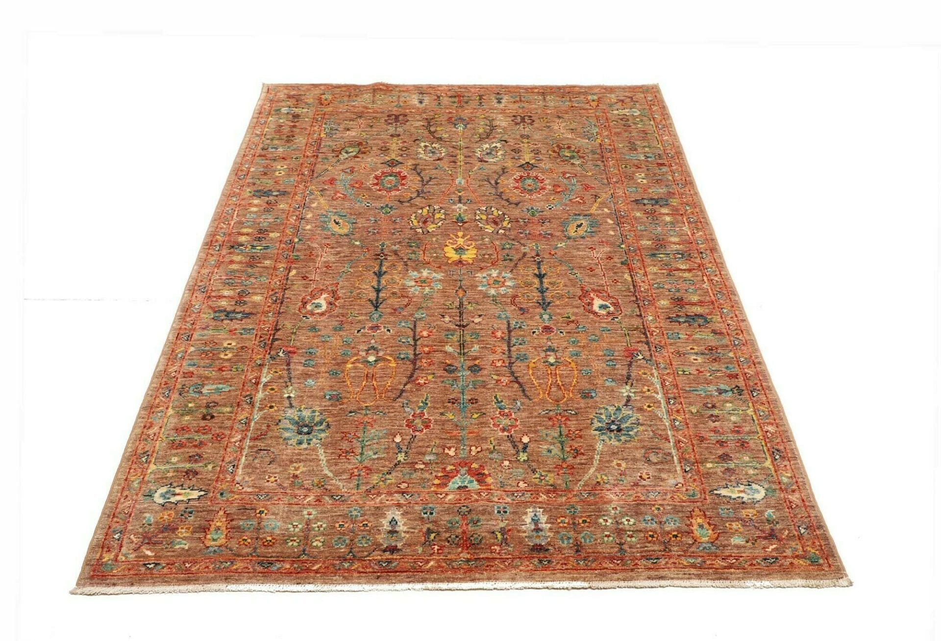 Samarkand Orientteppich 127 × 183 cm aus Wolle, handgeknüpft