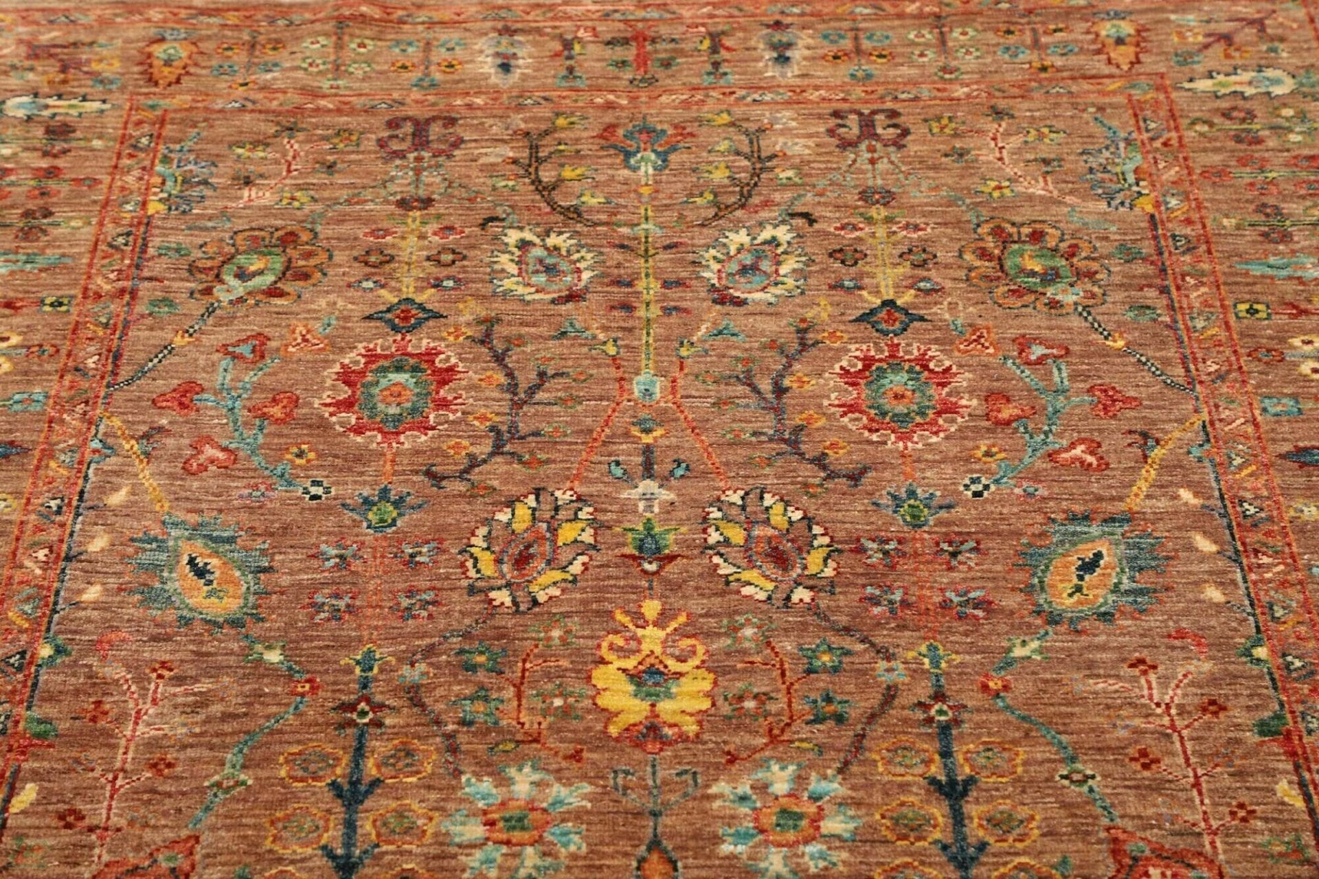 Samarkand Orientteppich 127 × 183 cm aus Wolle, handgeknüpft