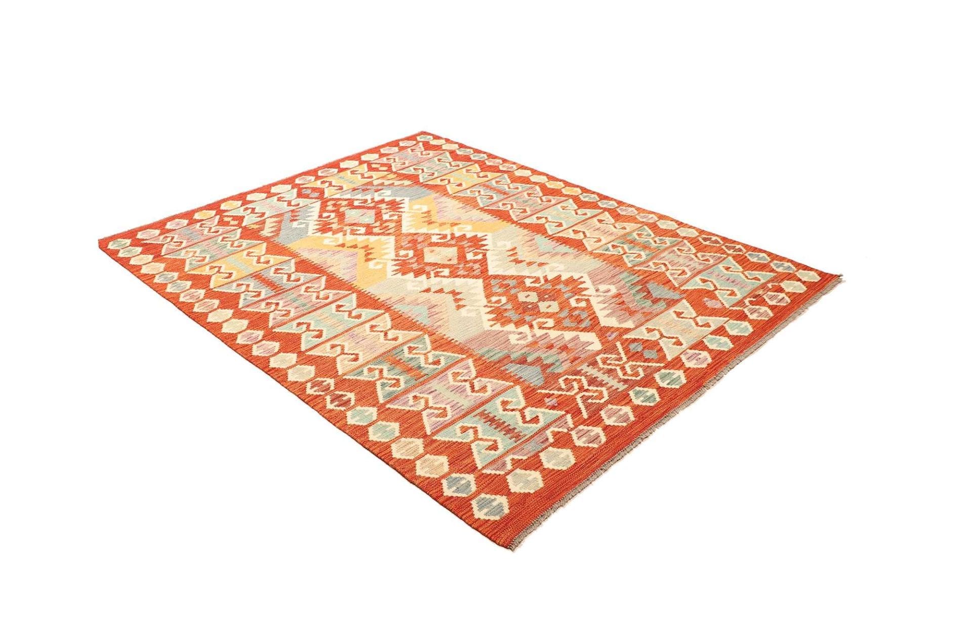 Kelim 155 × 193 cm aus Wolle, handgewebt