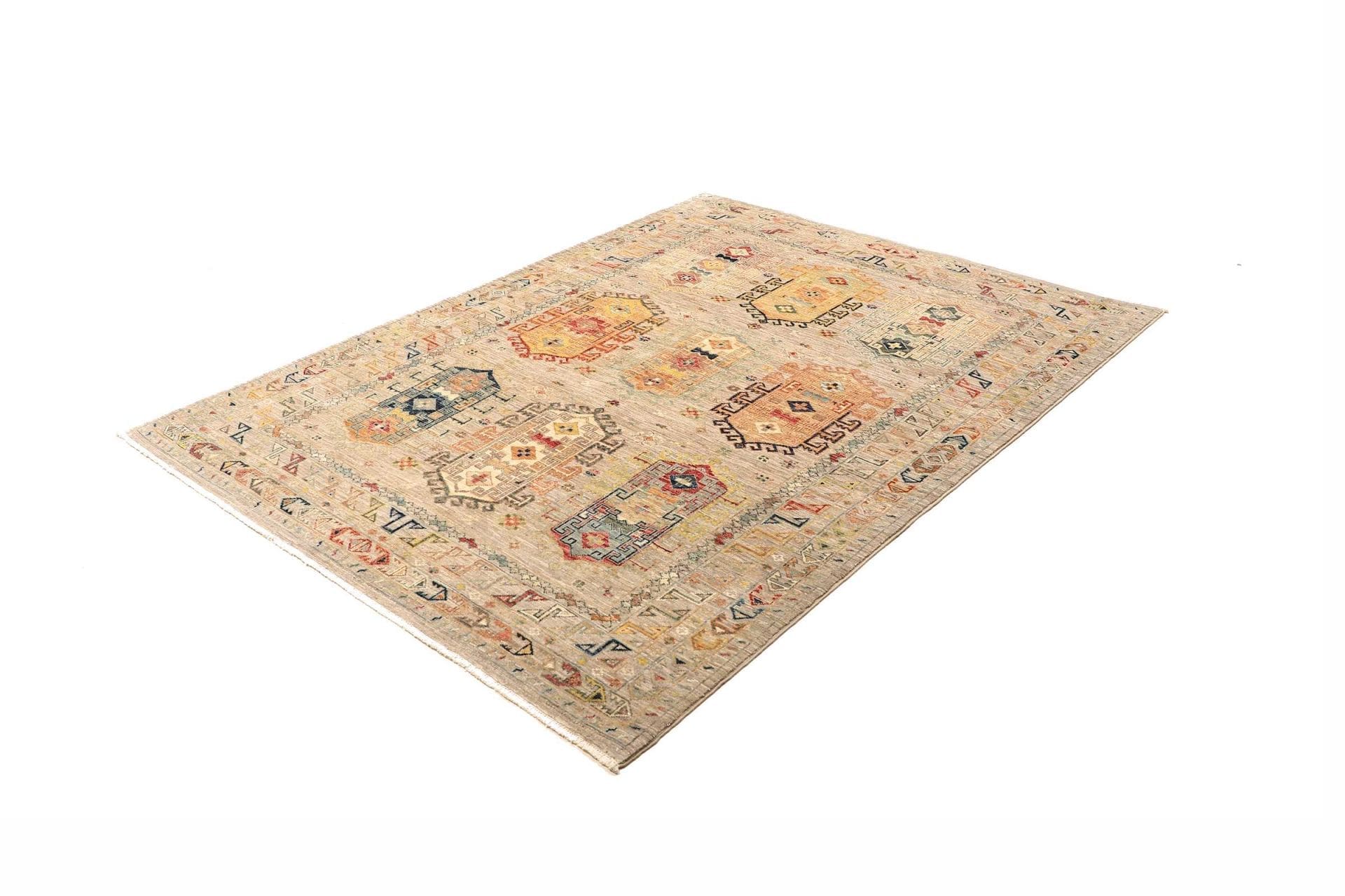 Handgeknüpfter Samarkand Orientteppich 151 × 195 cm