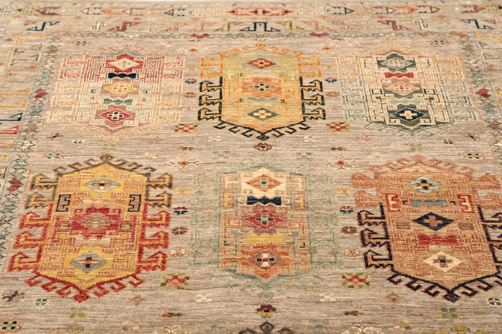 Handgeknüpfter Samarkand Orientteppich 151 × 195 cm