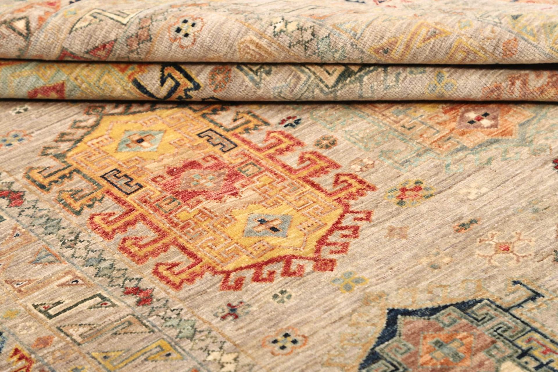 Handgeknüpfter Samarkand Orientteppich 151 × 195 cm