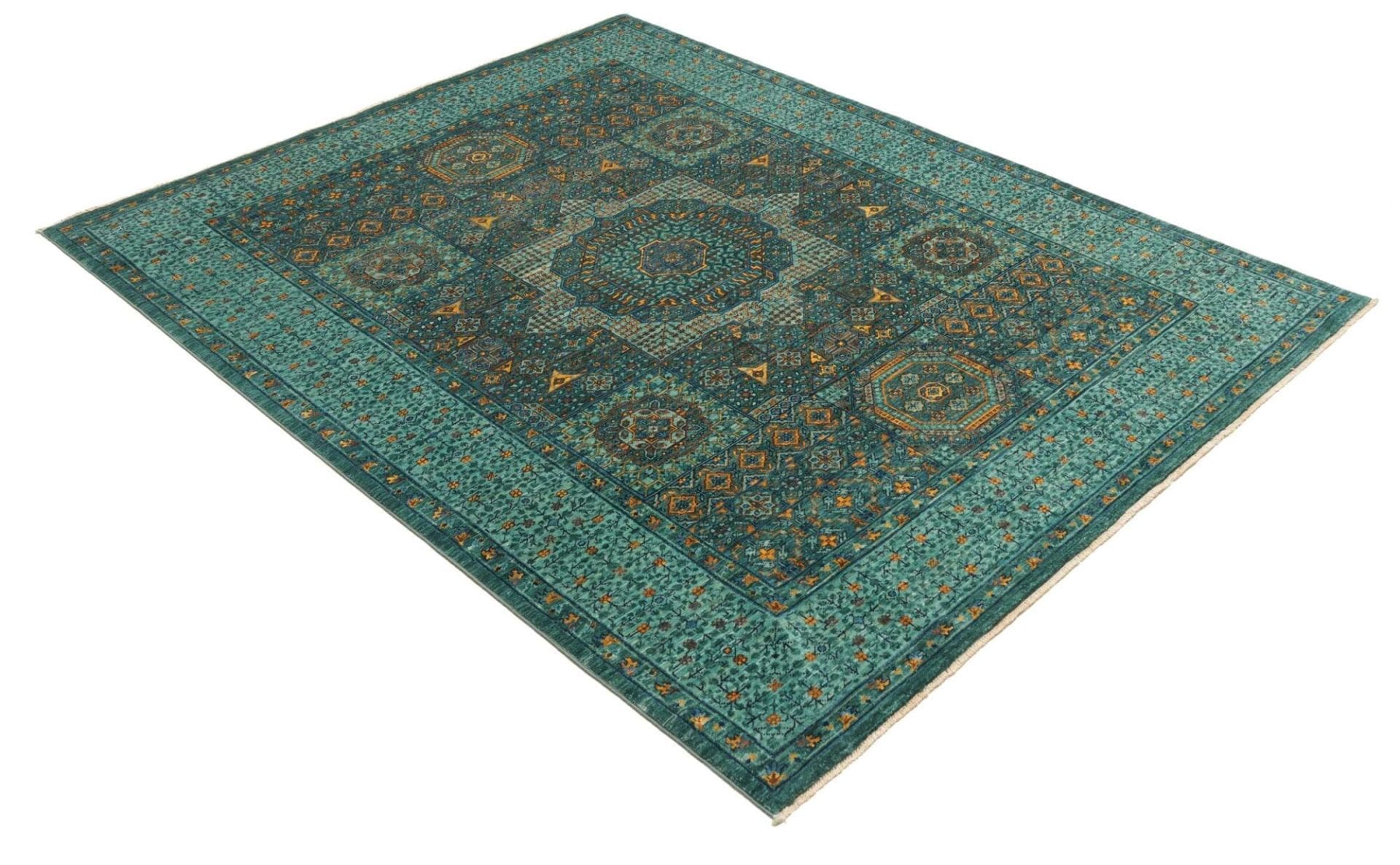 Handgeknüpfter Mamluk Orientteppich, 160 × 203 cm, Wolle