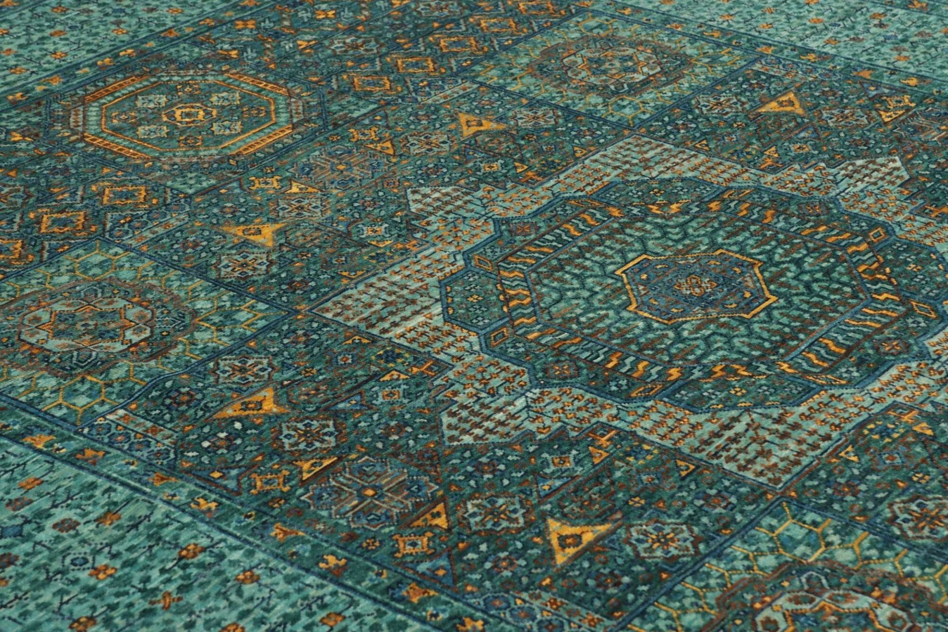 Handgeknüpfter Mamluk Orientteppich, 160 × 203 cm, Wolle