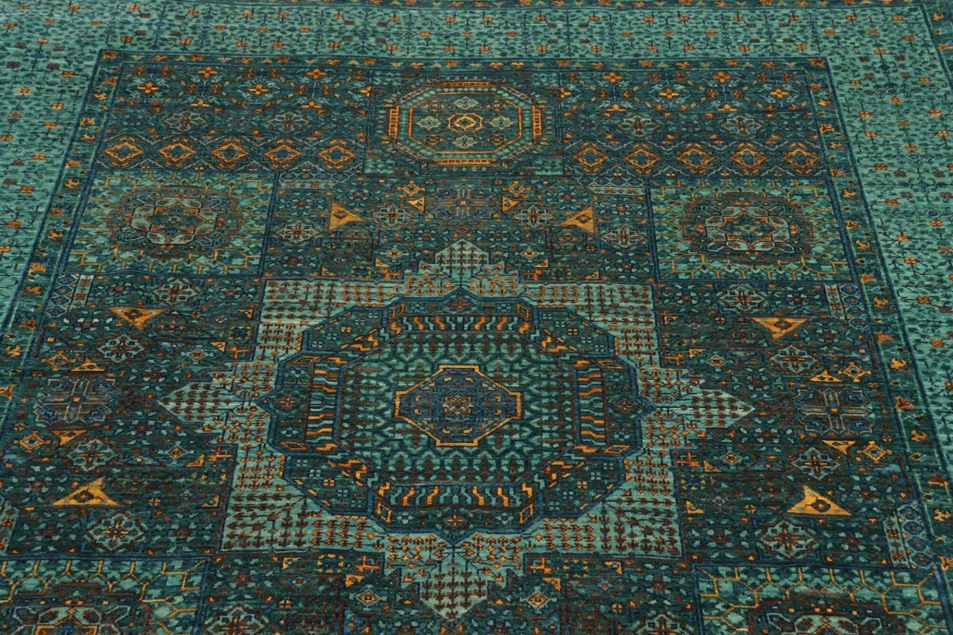 Handgeknüpfter Mamluk Orientteppich, 160 × 203 cm, Wolle