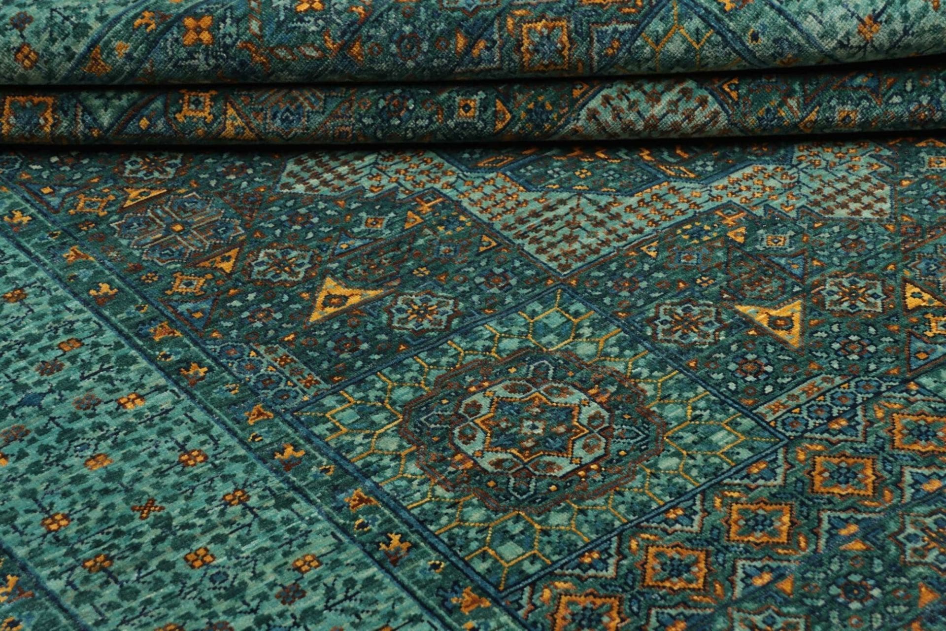 Handgeknüpfter Mamluk Orientteppich, 160 × 203 cm, Wolle