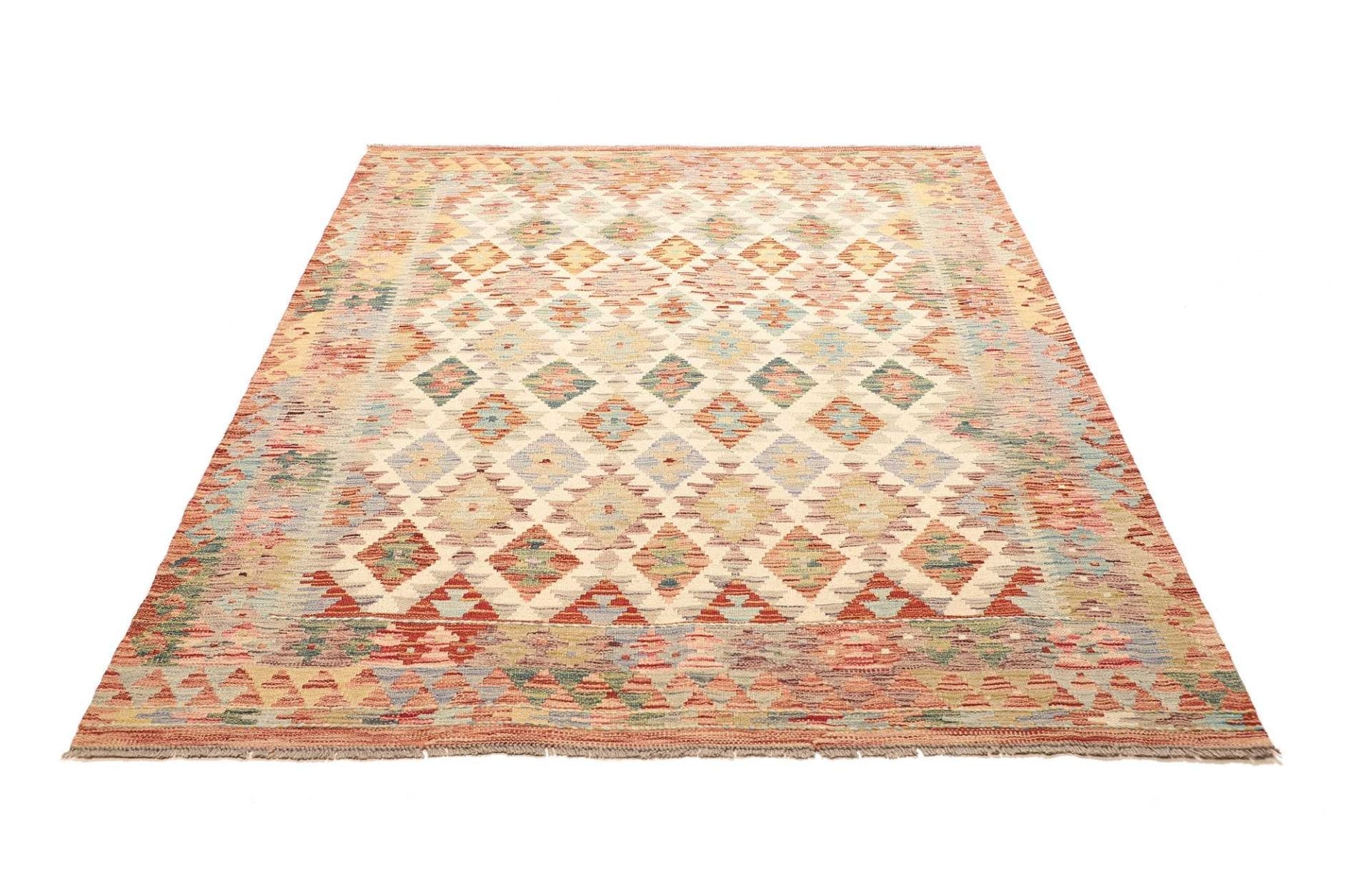 Handgewebter Kelim, 156 × 200 cm, Wolle