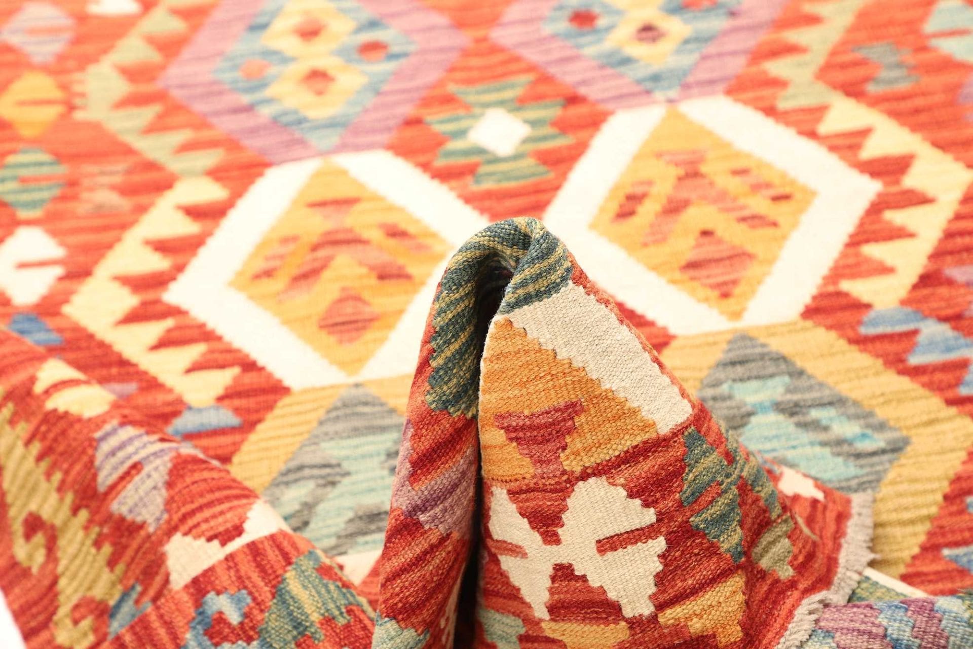 Kelim aus Pakistan, 126 × 178 cm