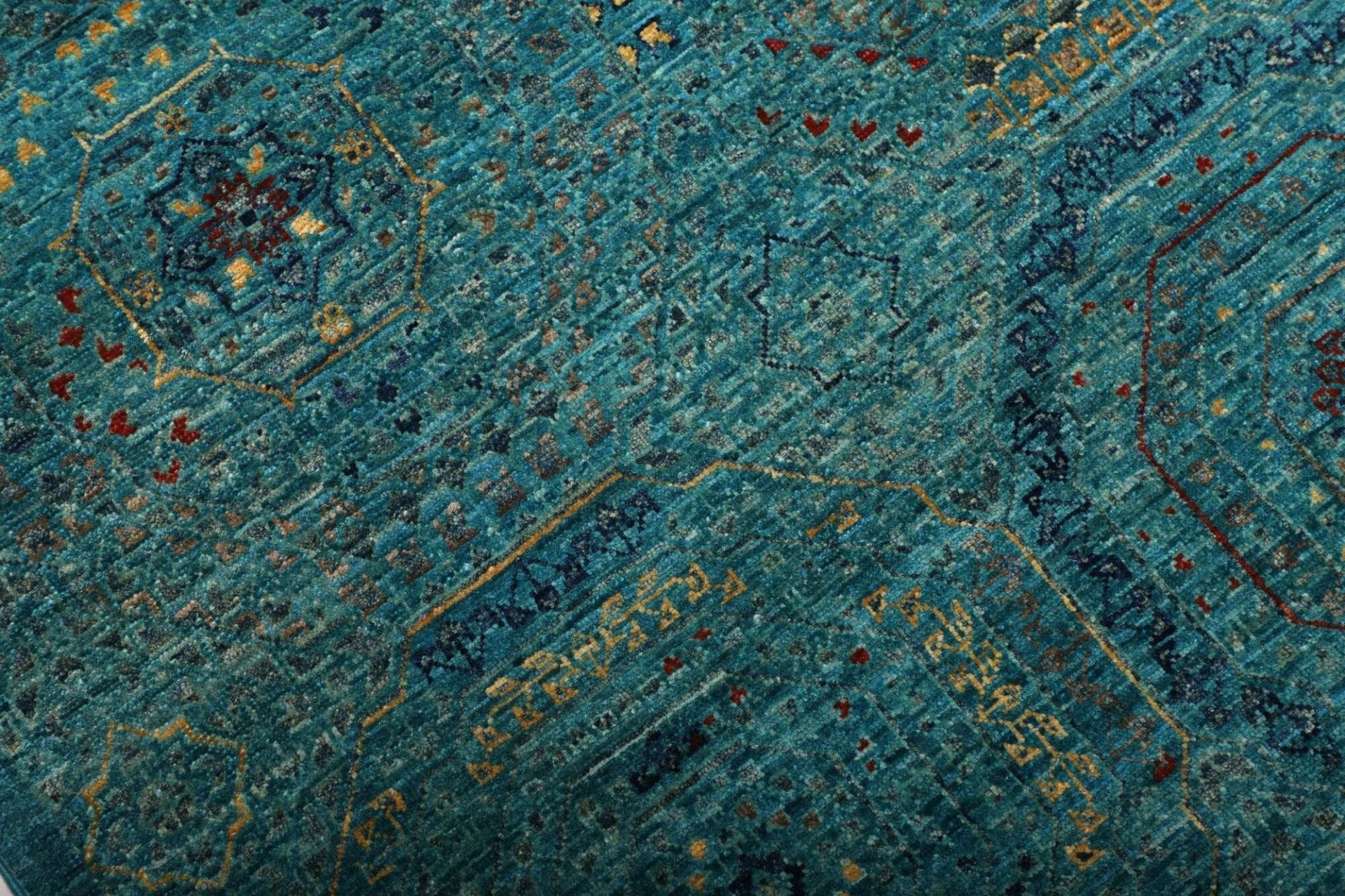 Mamluk Orientteppich 129 × 183 cm aus Wolle, handgeknüpft