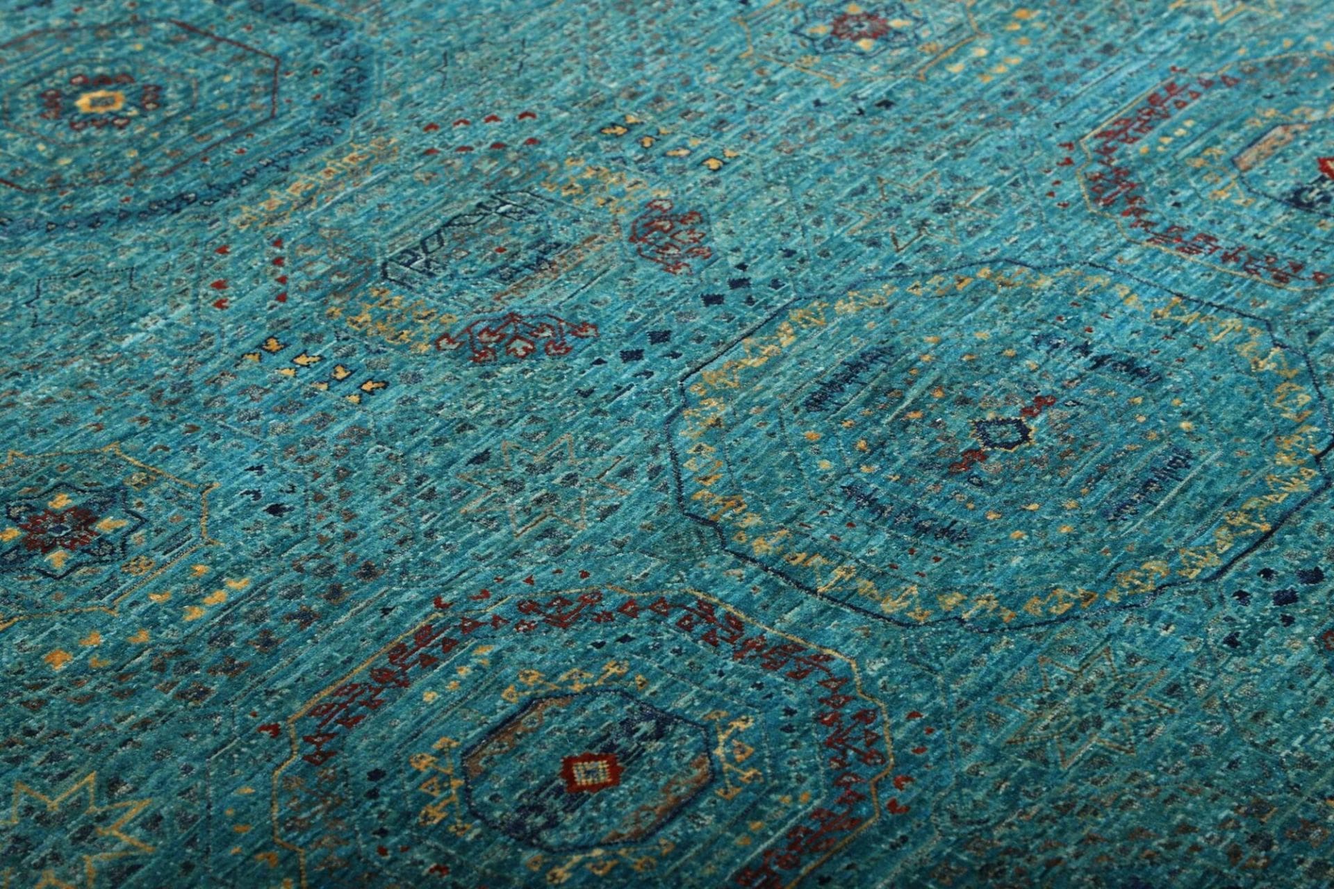 Mamluk Orientteppich 129 × 183 cm aus Wolle, handgeknüpft