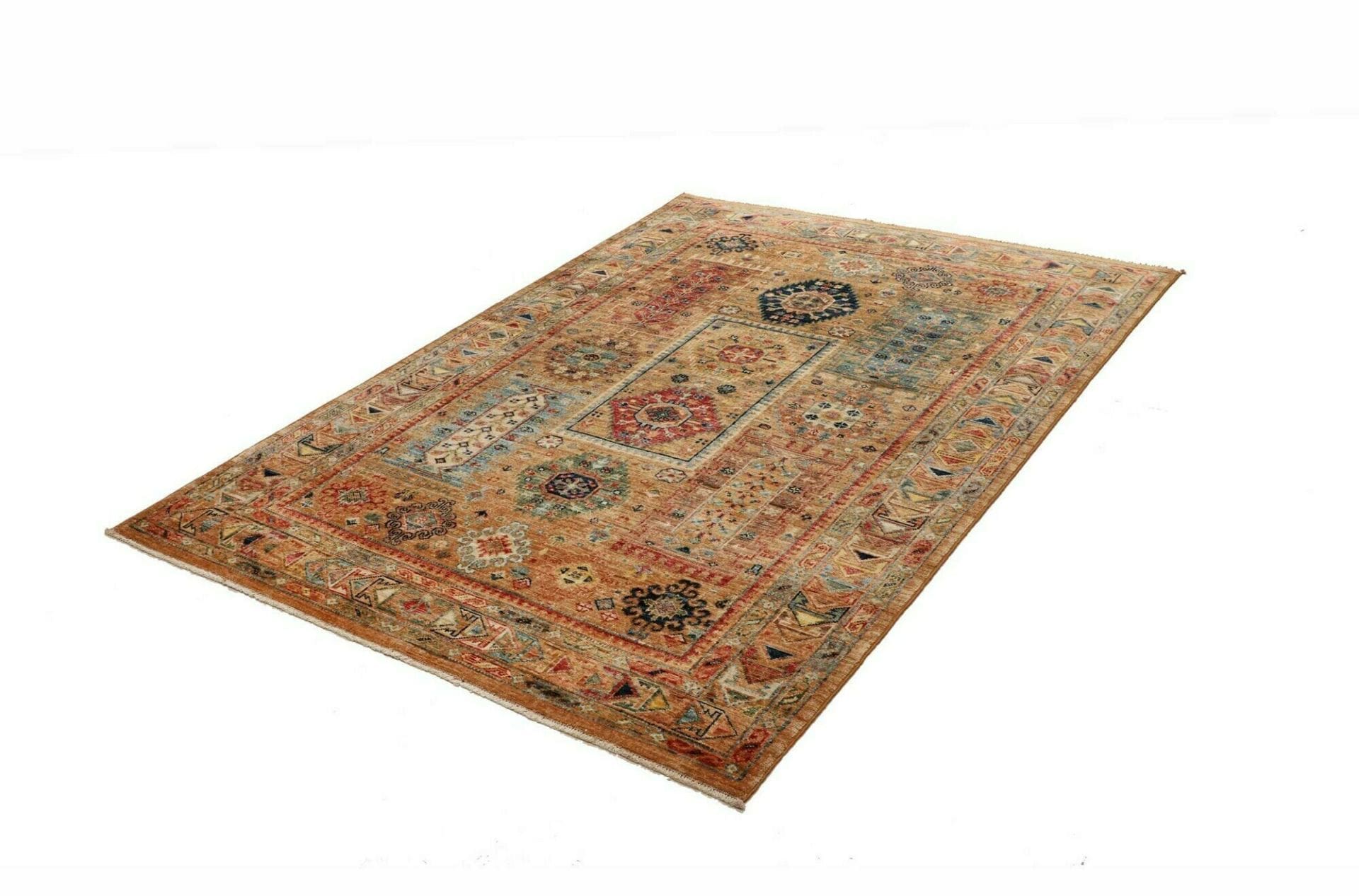 Handgeknüpfter Samarkand Orientteppich 128 × 185 cm