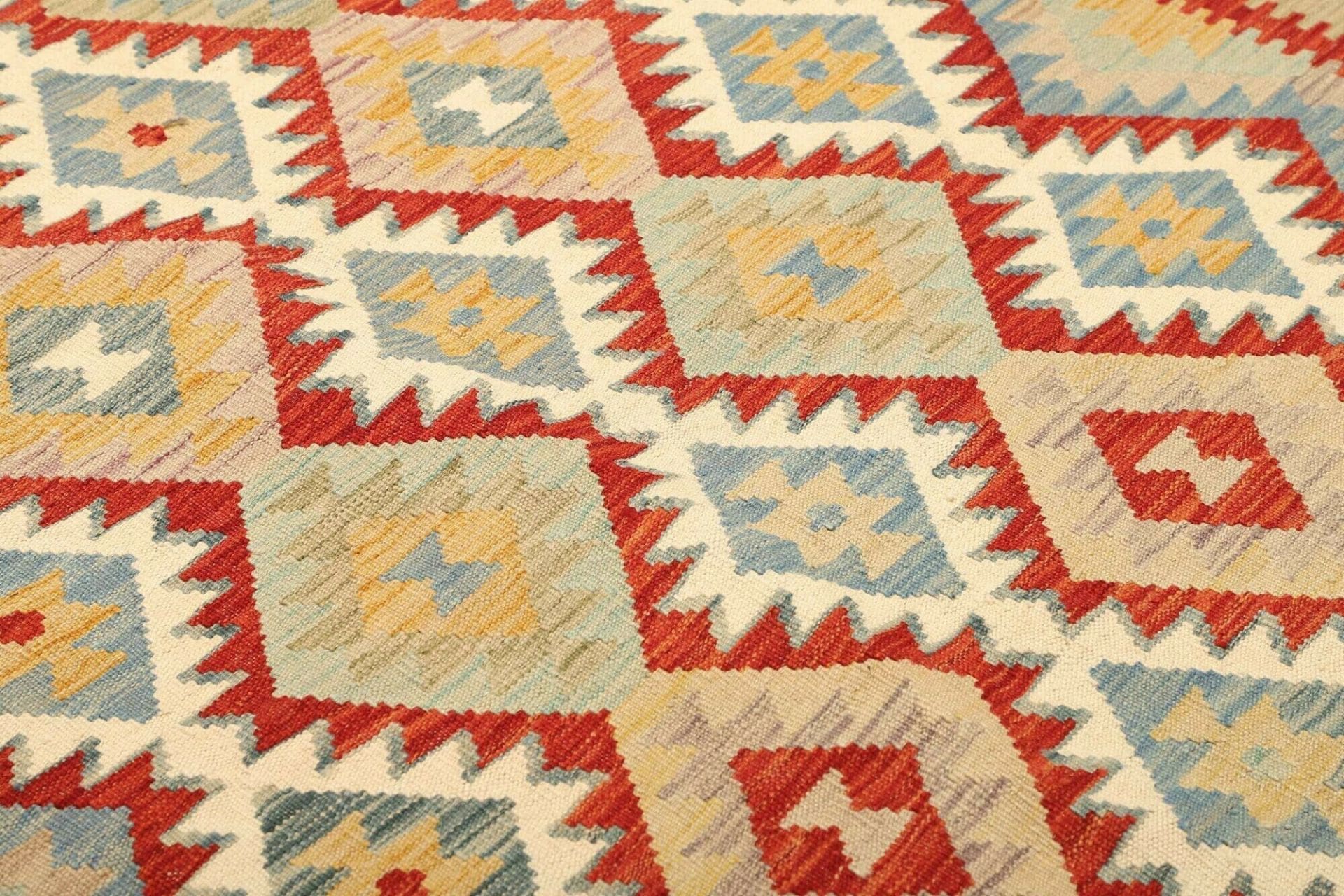 Handgewebter Kelim, 152 × 201 cm, Wolle
