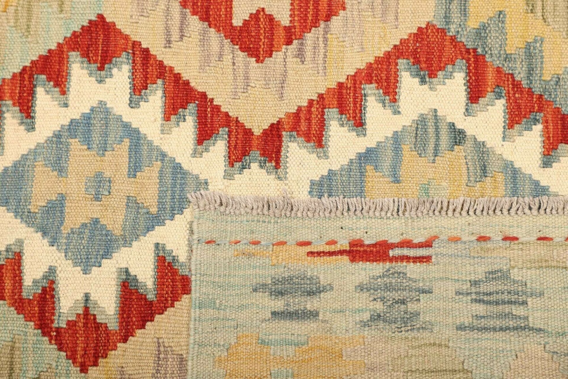 Handgewebter Kelim, 152 × 201 cm, Wolle
